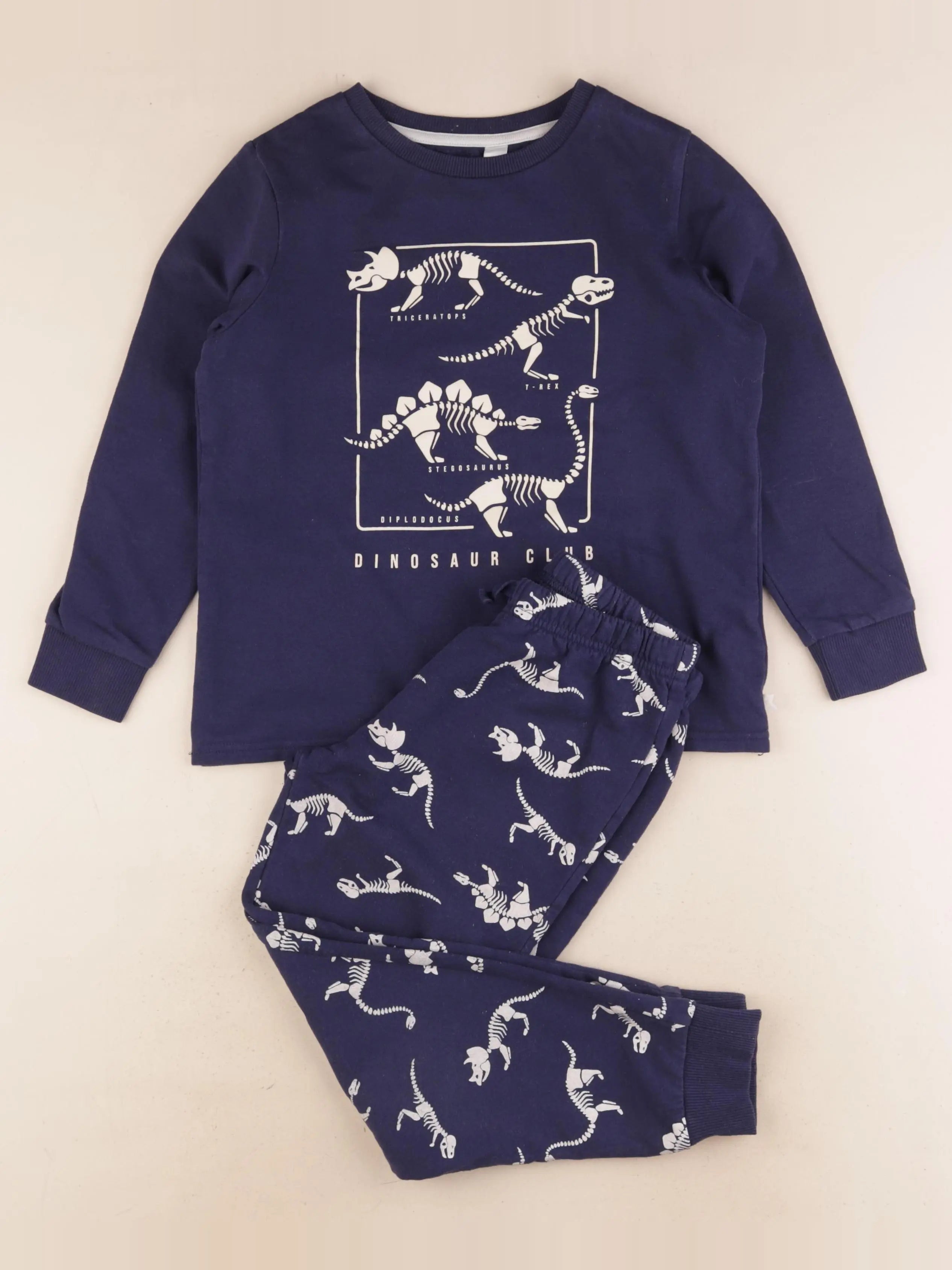 Okaidi - pyjama coton bleu - 8 ans