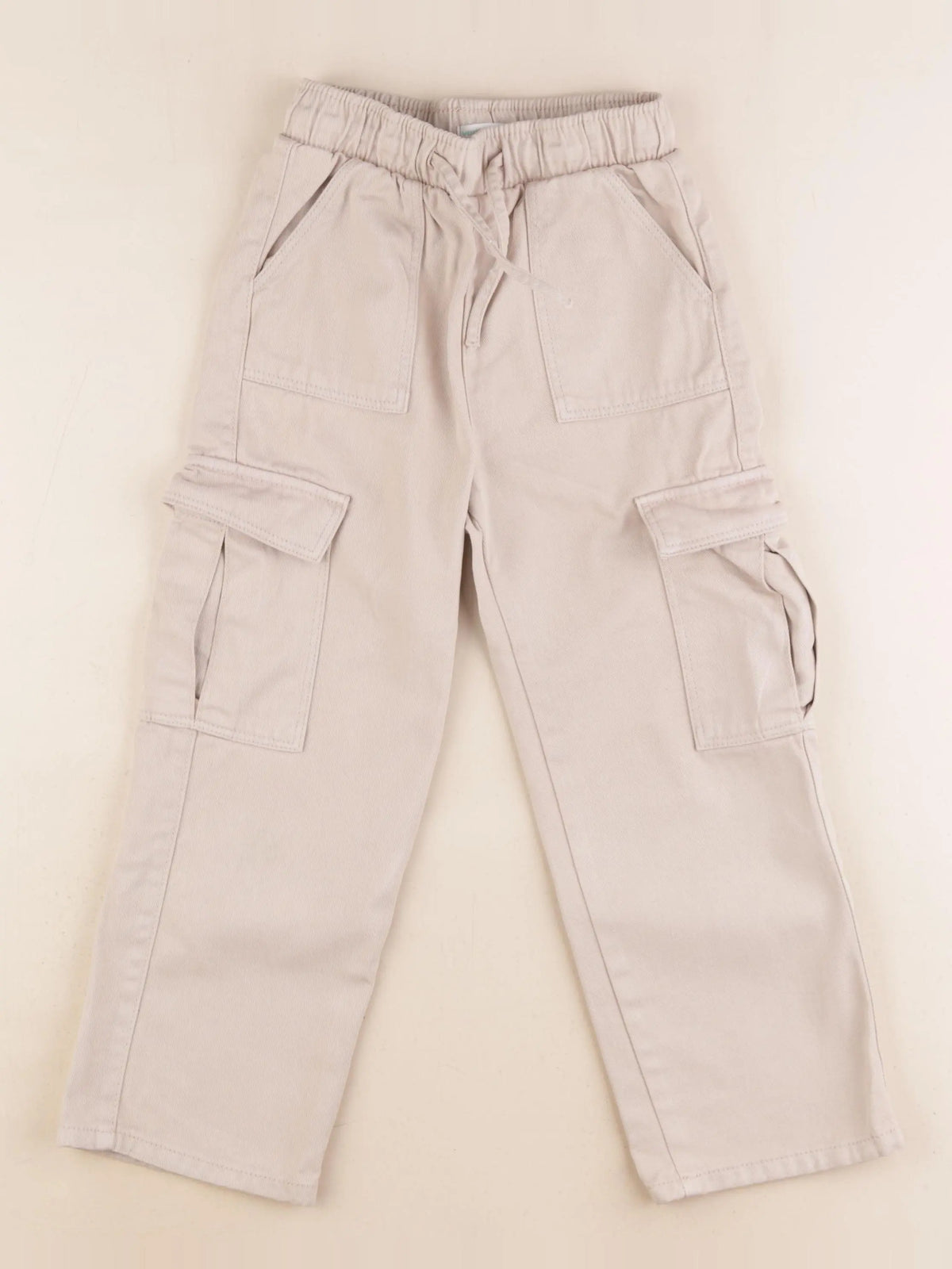 Vertbaudet - pantalon beige - 6 ans
