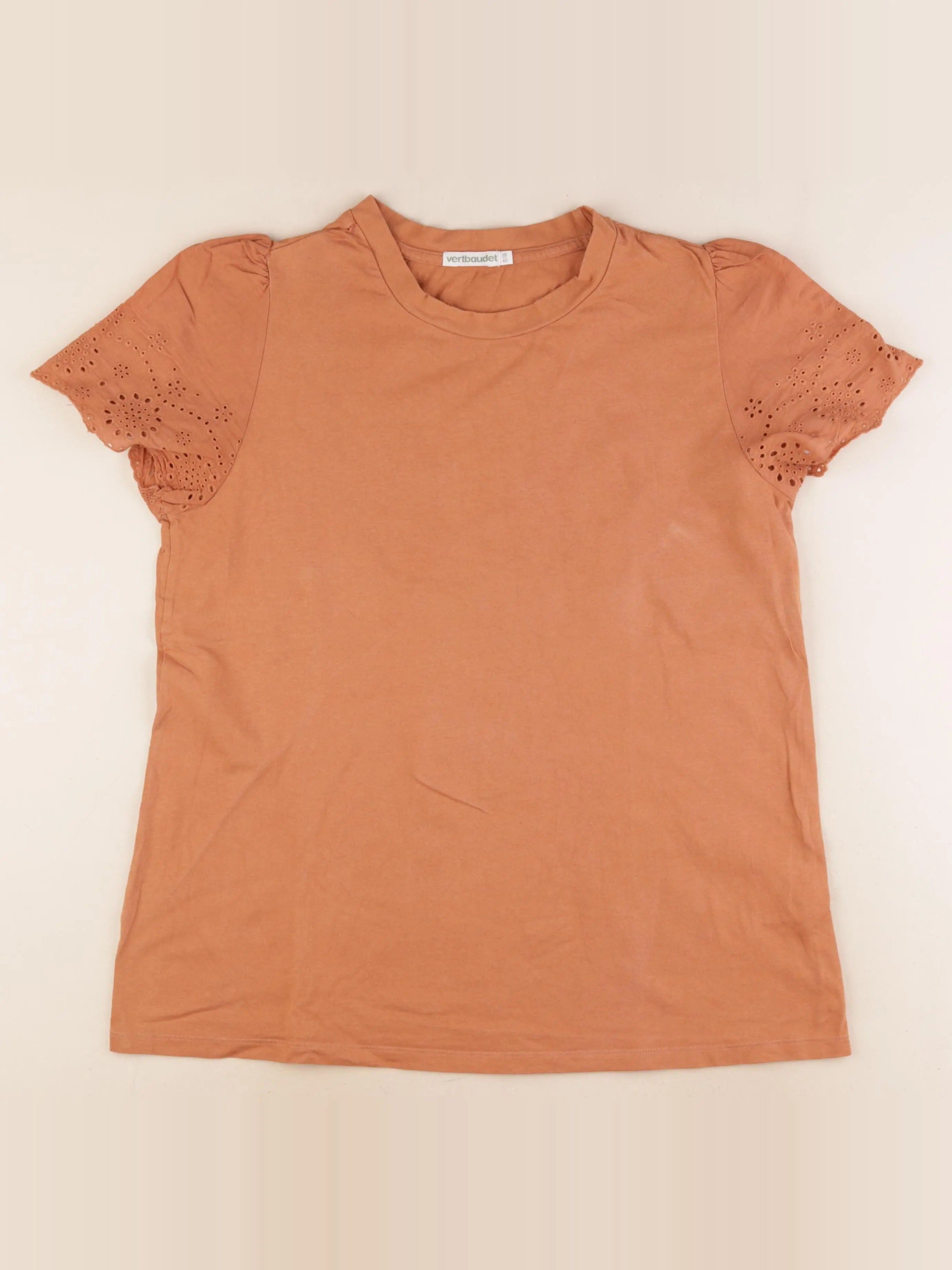 Vertbaudet - tee-shirt grossesse marron - 38 à 40