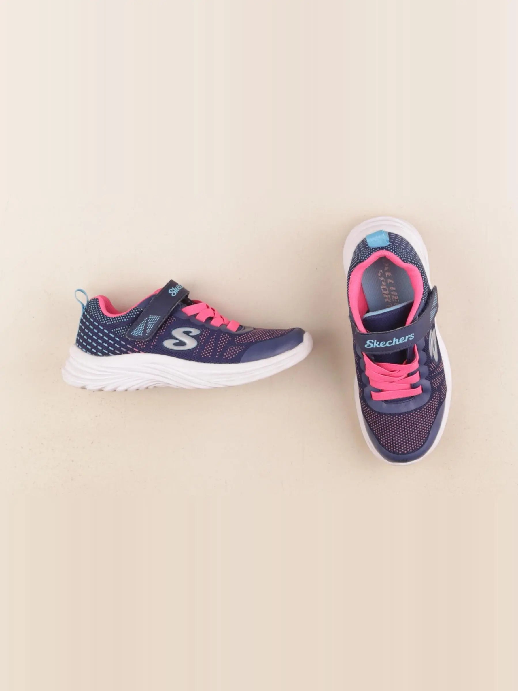 Skechers - baskets bleu - pointure 30