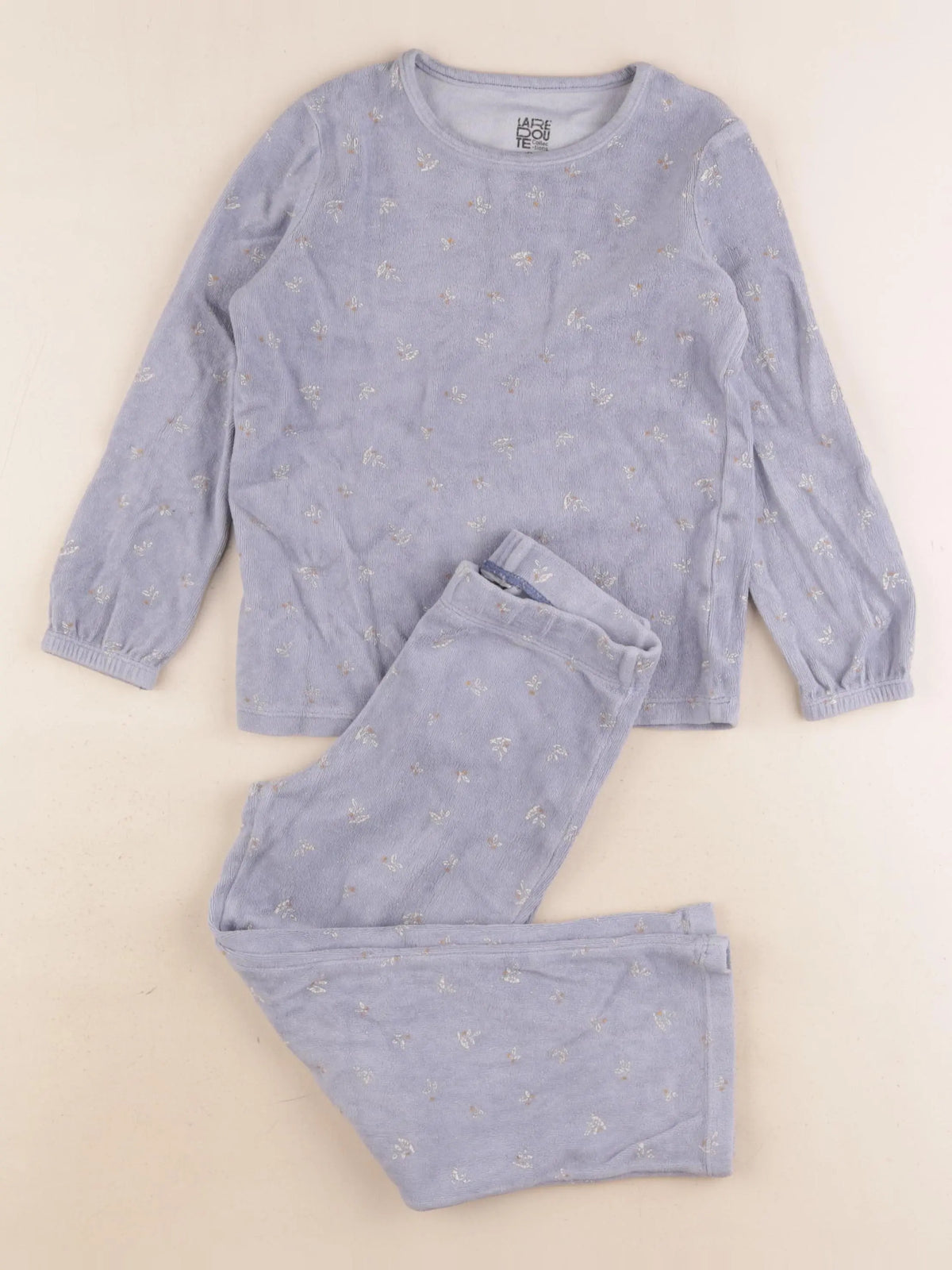 La Redoute - pyjama velours bleu - 5 ans