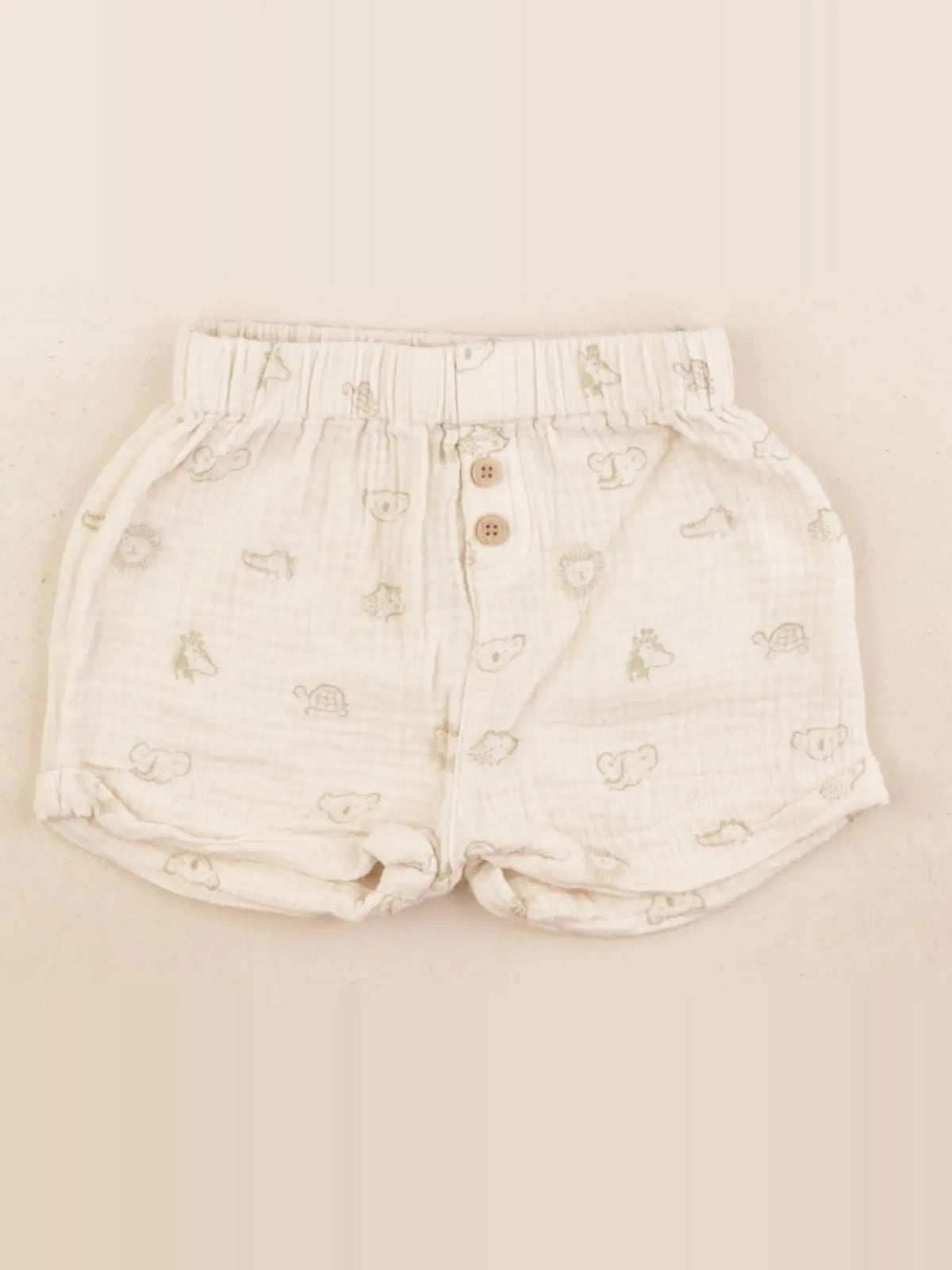 Vertbaudet - short beige - 9 mois