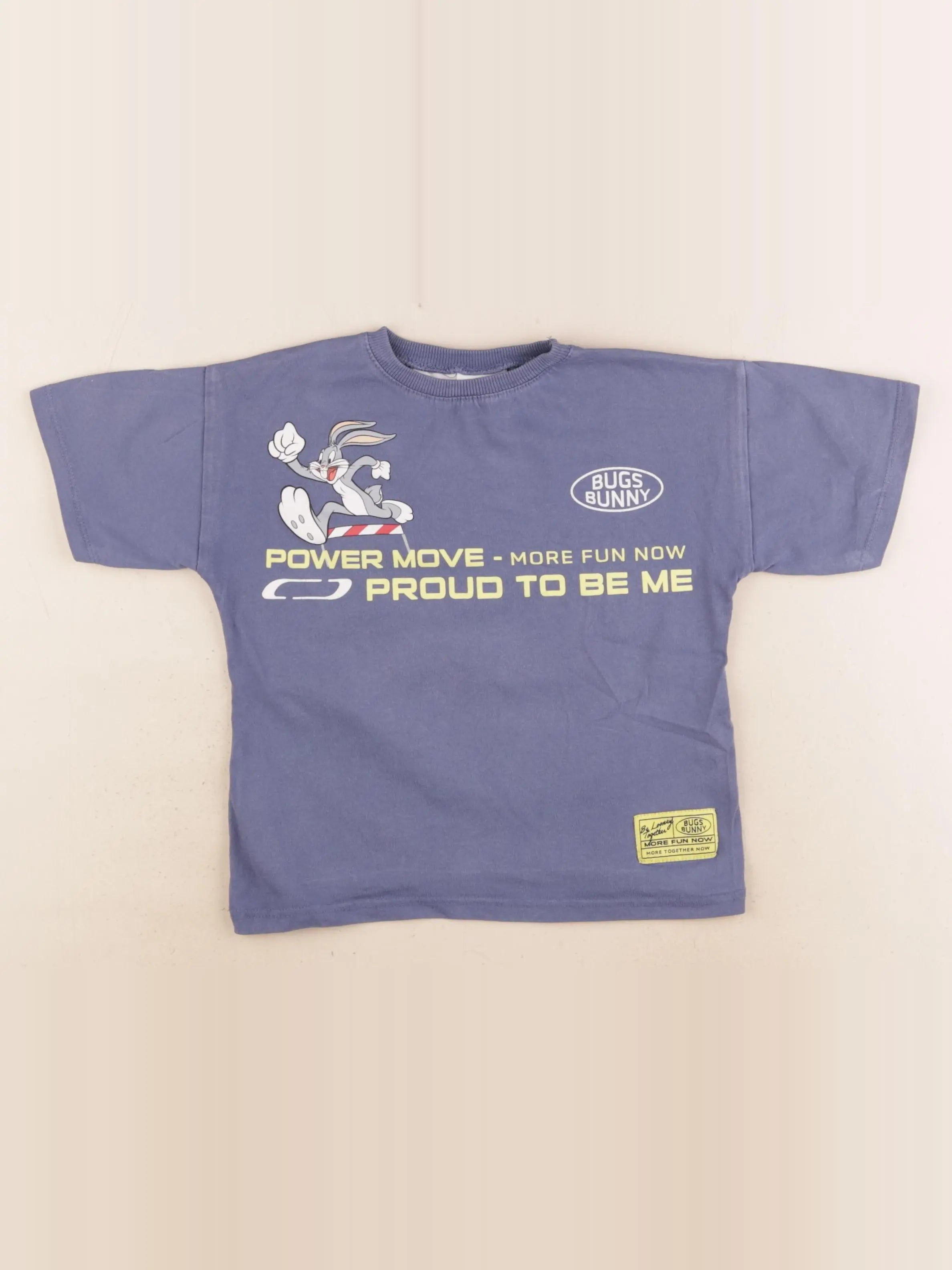 Zara - tee-shirt imprimé au dos bleu - 4 ans