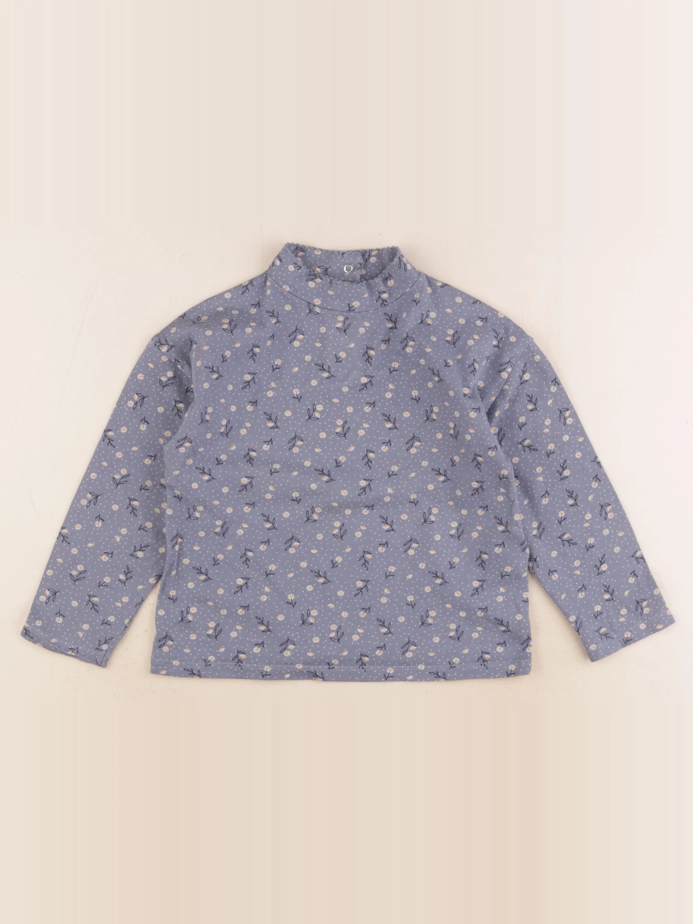 Vertbaudet - tee-shirt bleu - 6 ans