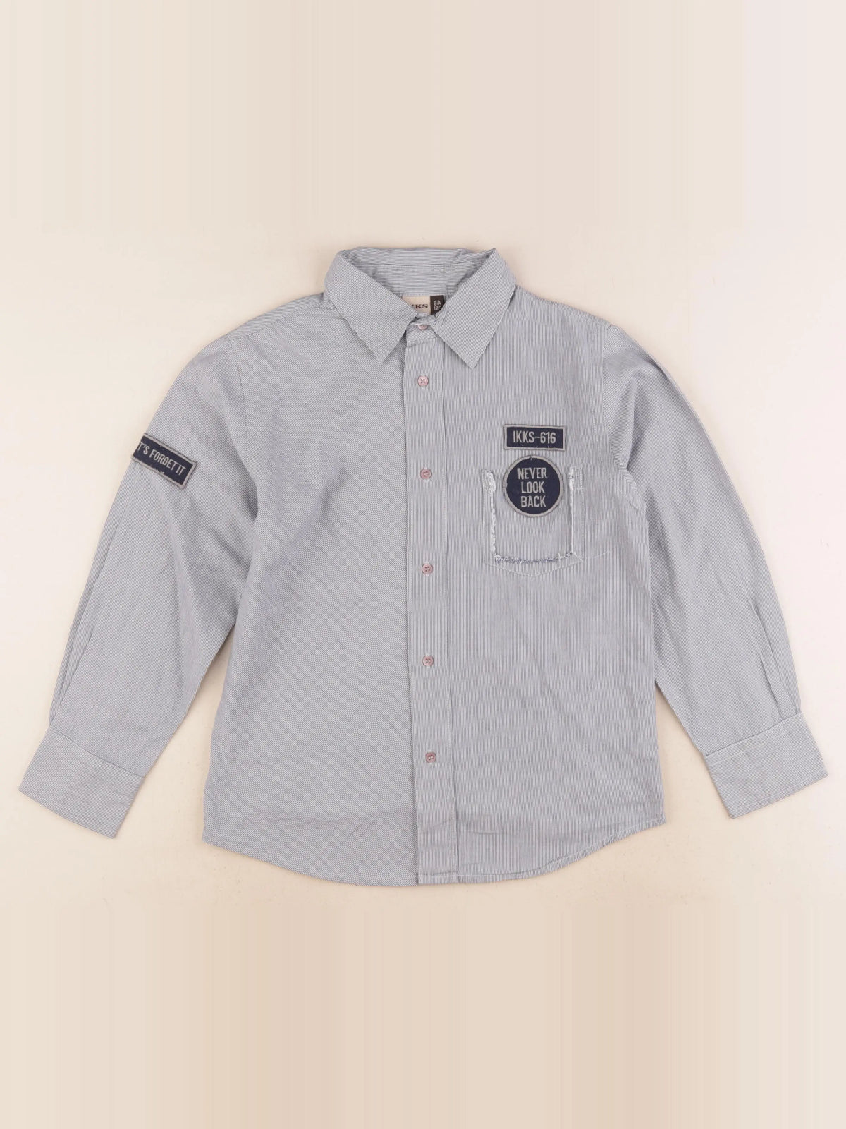 IKKS - chemise bleu - 8 ans