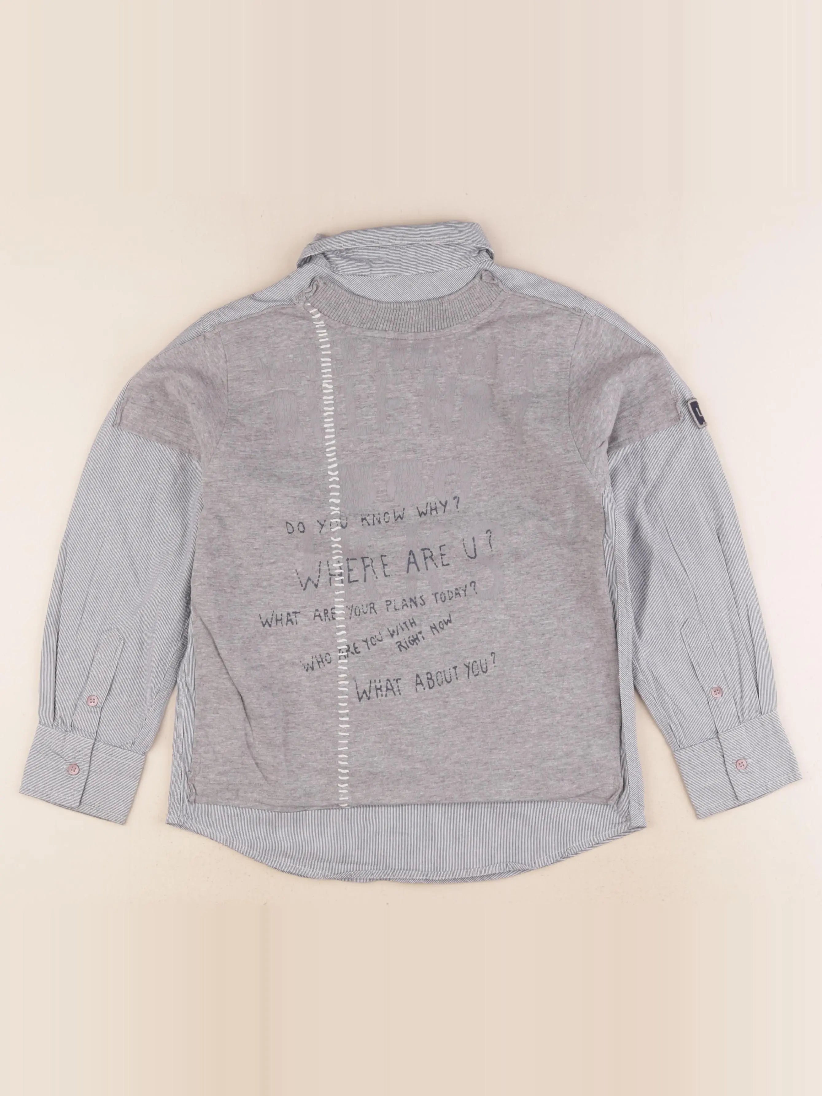 IKKS - chemise bleu - 8 ans