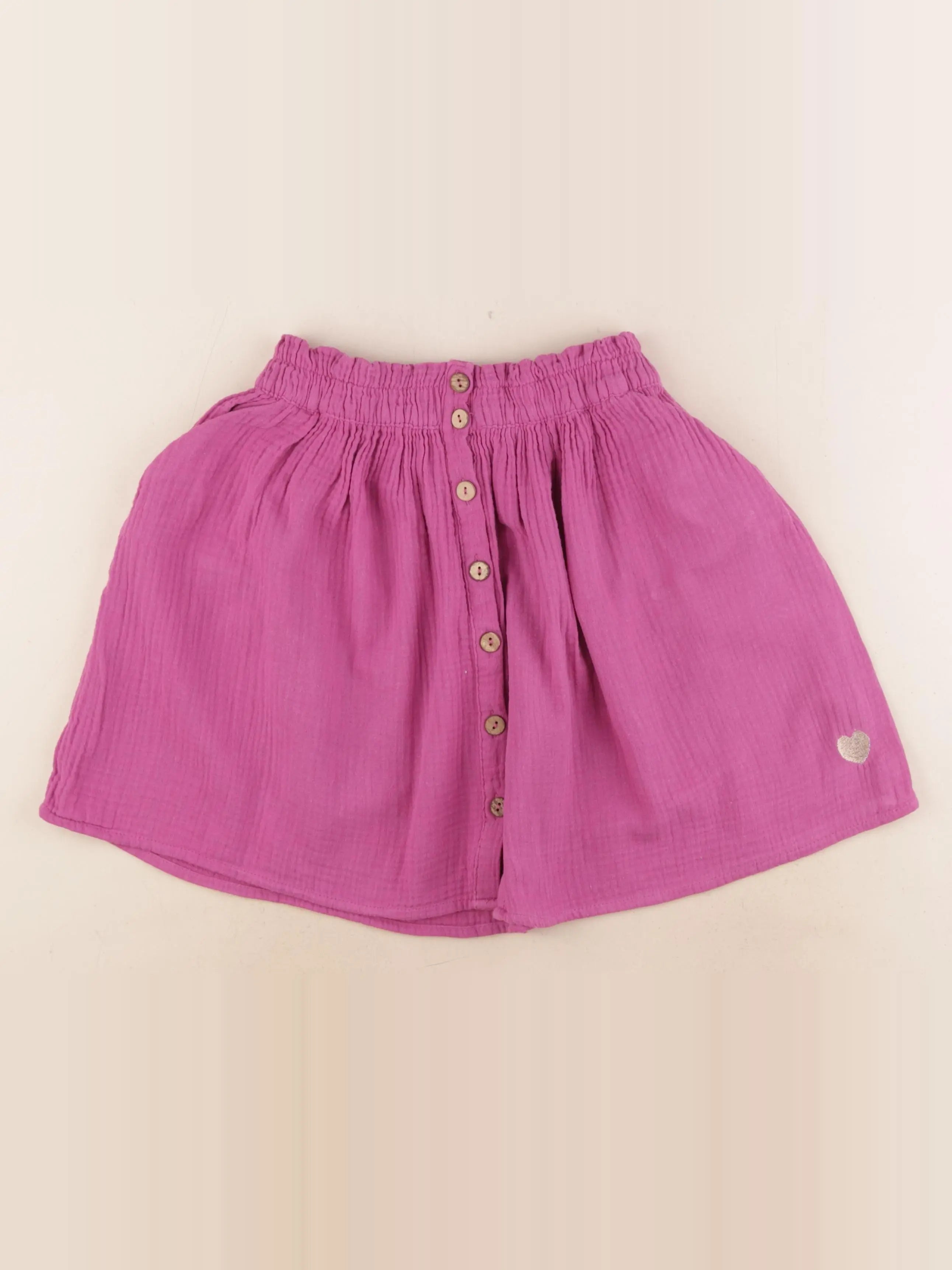 Vertbaudet - jupe violet, rose - 10 ans