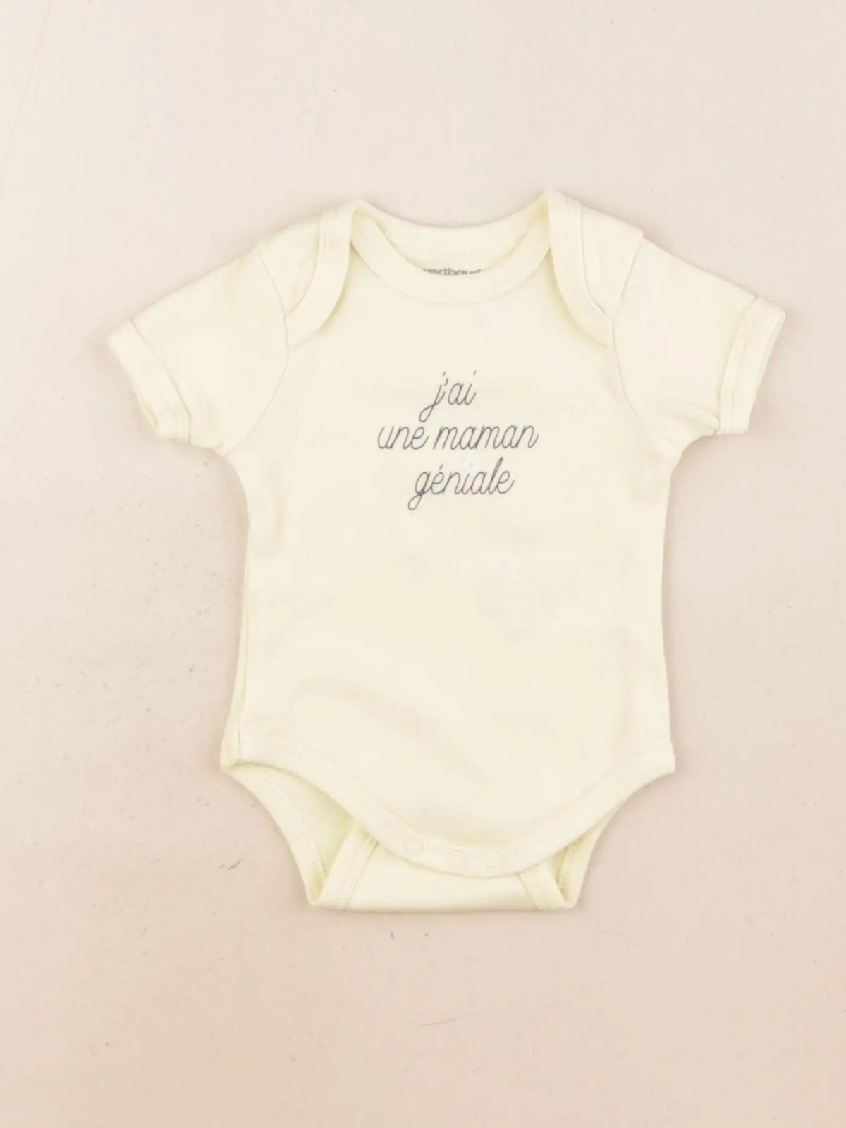Vertbaudet - body jaune - 3 mois
