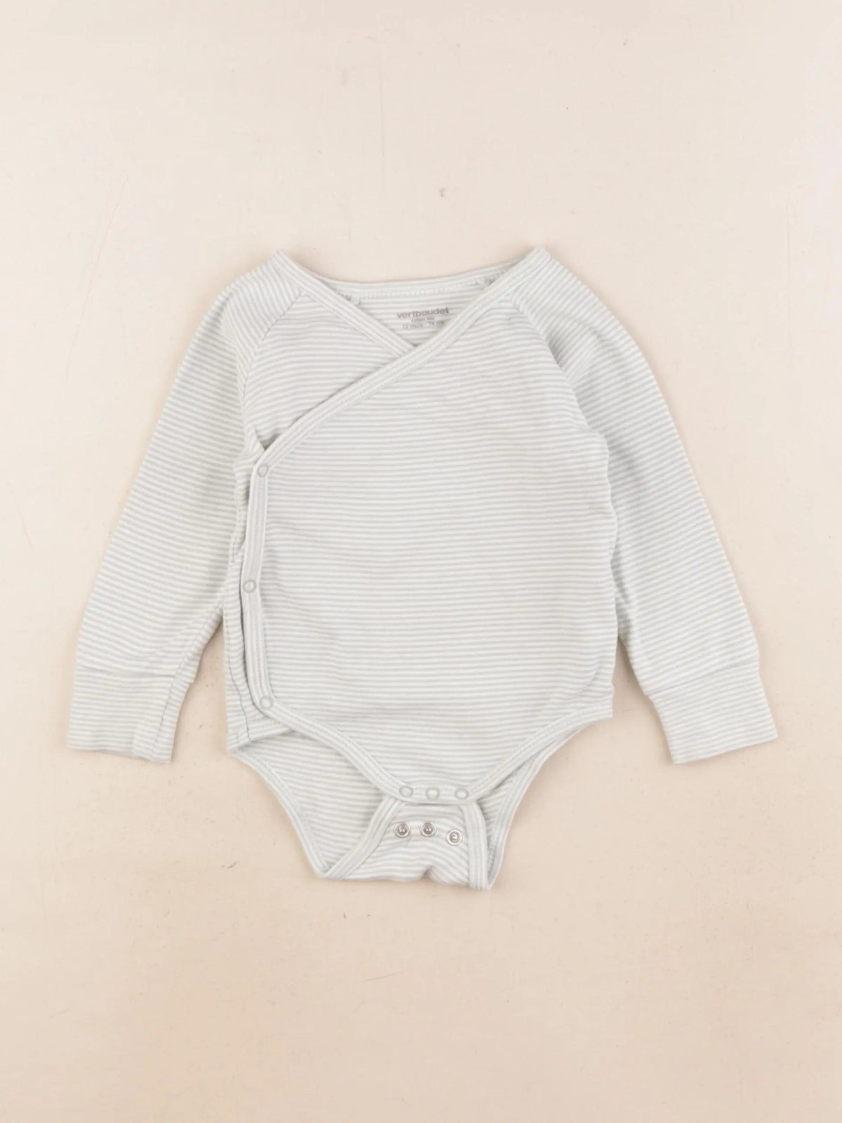 Vertbaudet - body vert - 12 mois