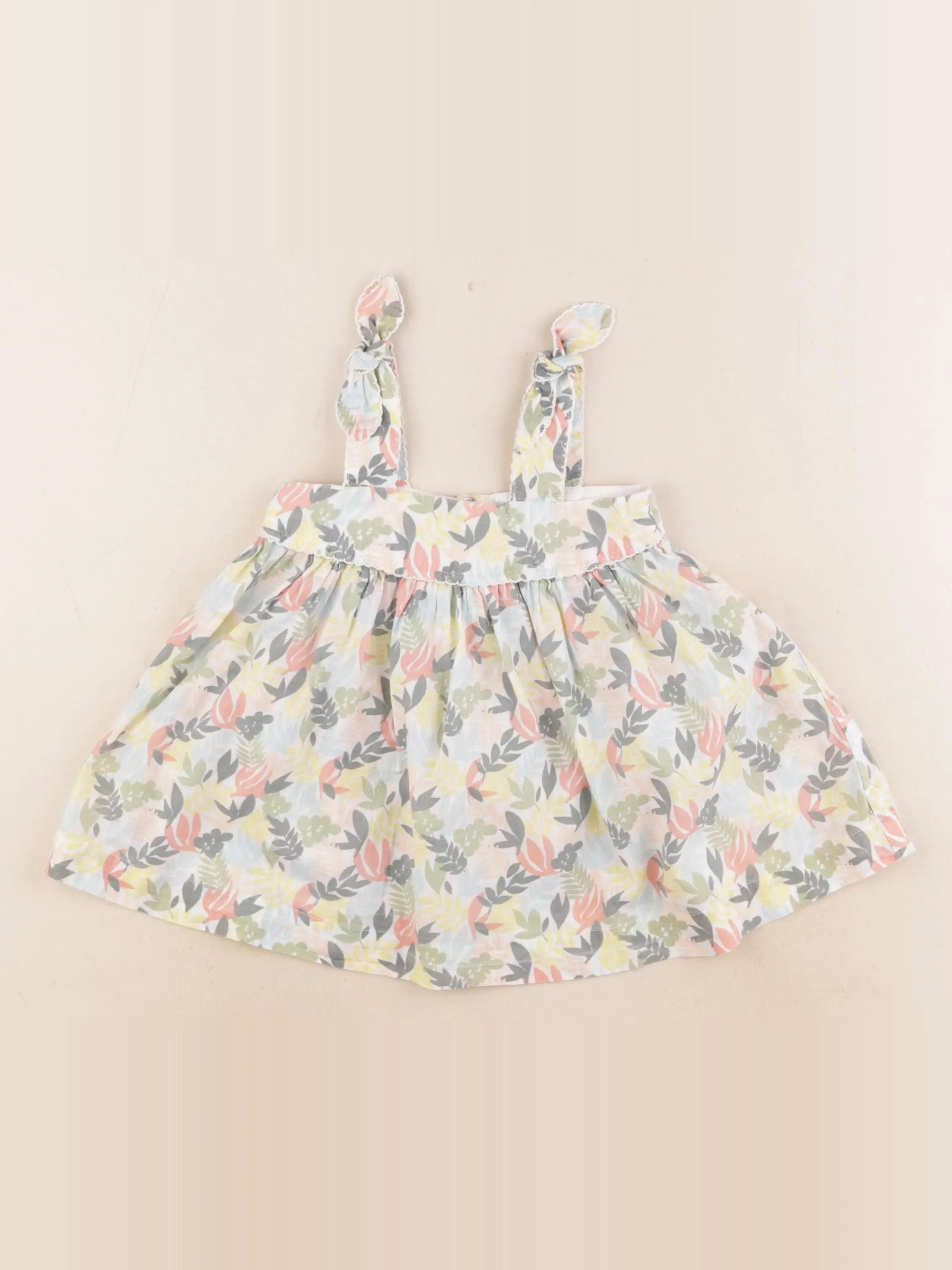Boutchou - robe multicolore - 9 mois