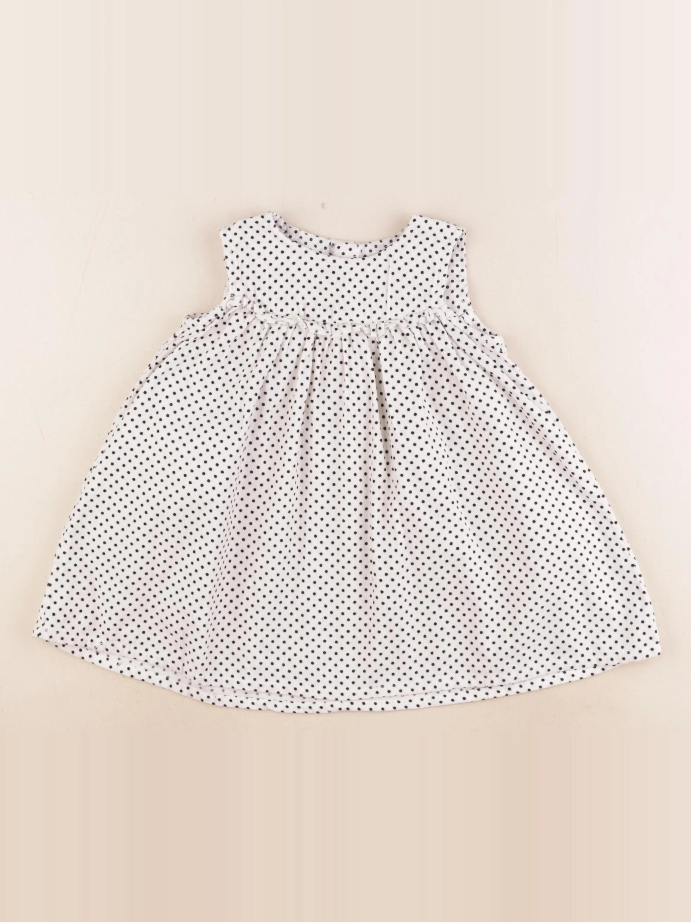 H&M - robe noir - 9/12 mois