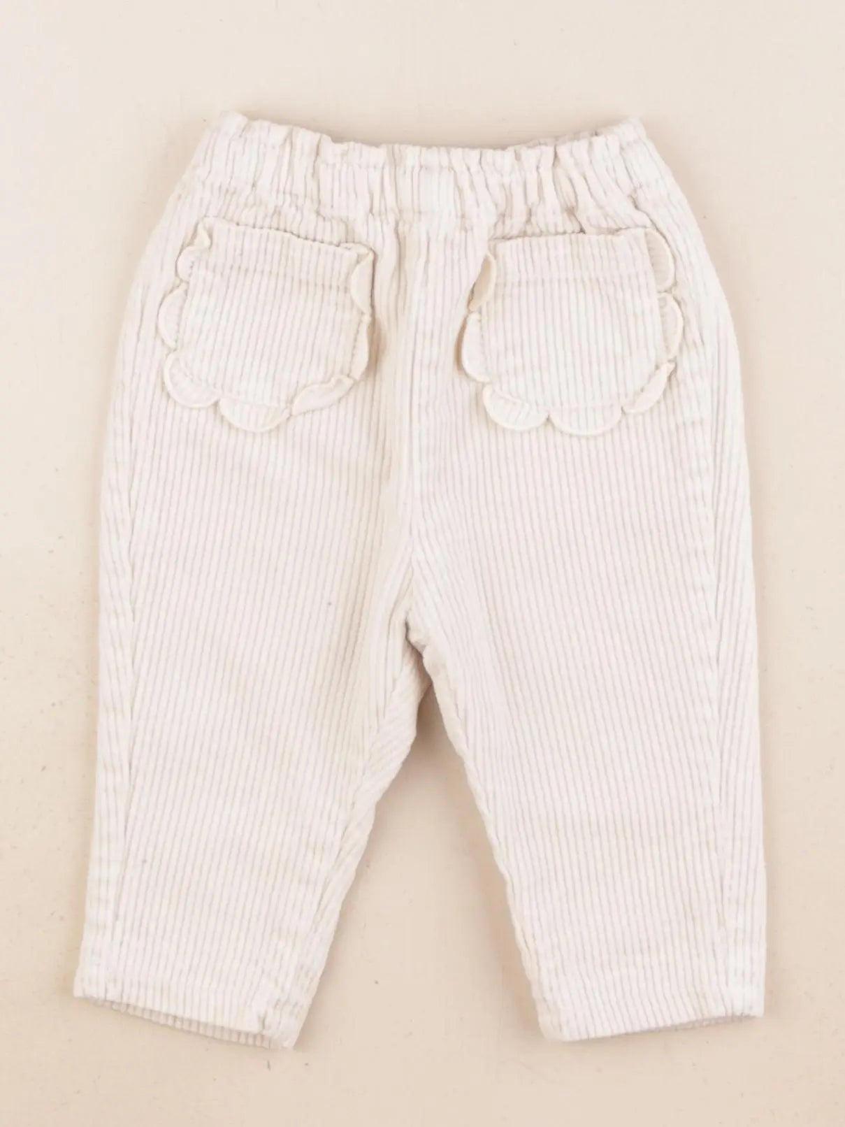 Vertbaudet - pantalon beige - 1 mois