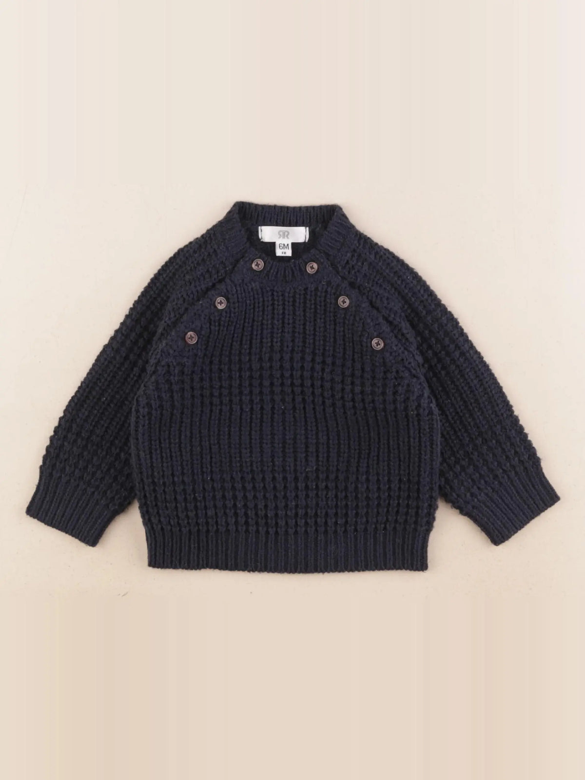 La Redoute - pull bleu - 6 mois