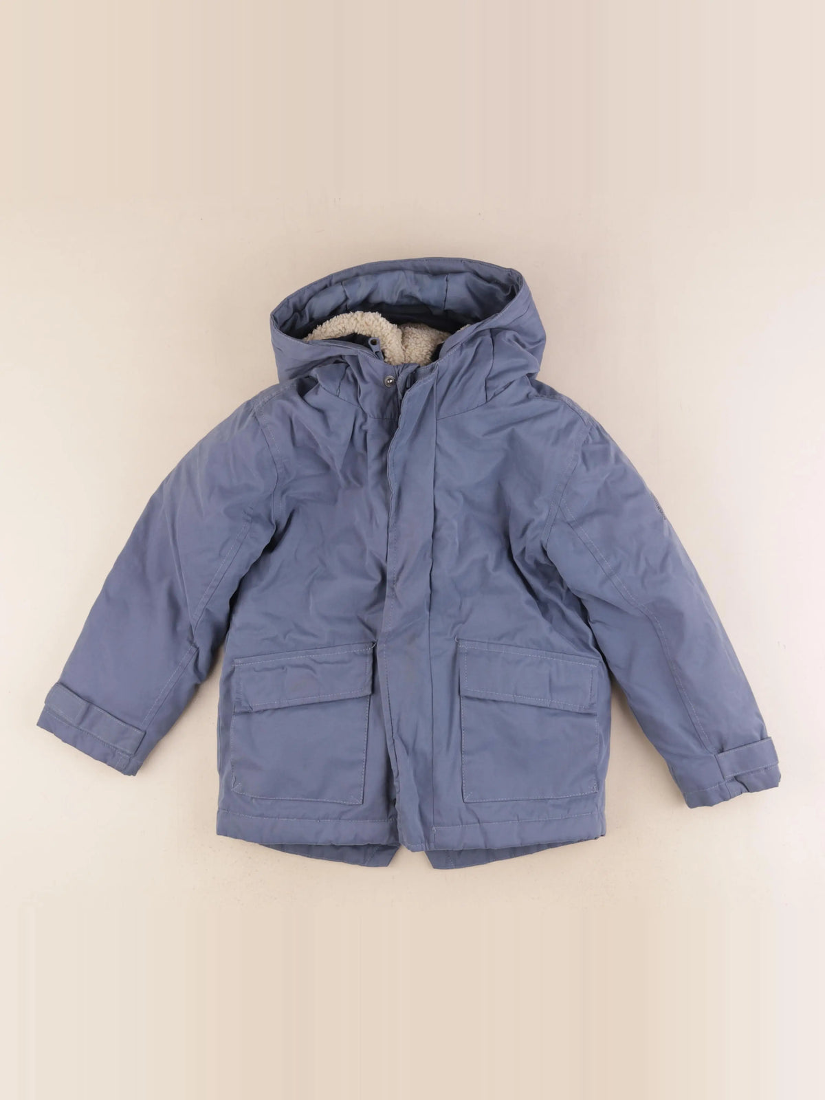 Vertbaudet - parka bleu - 5 ans