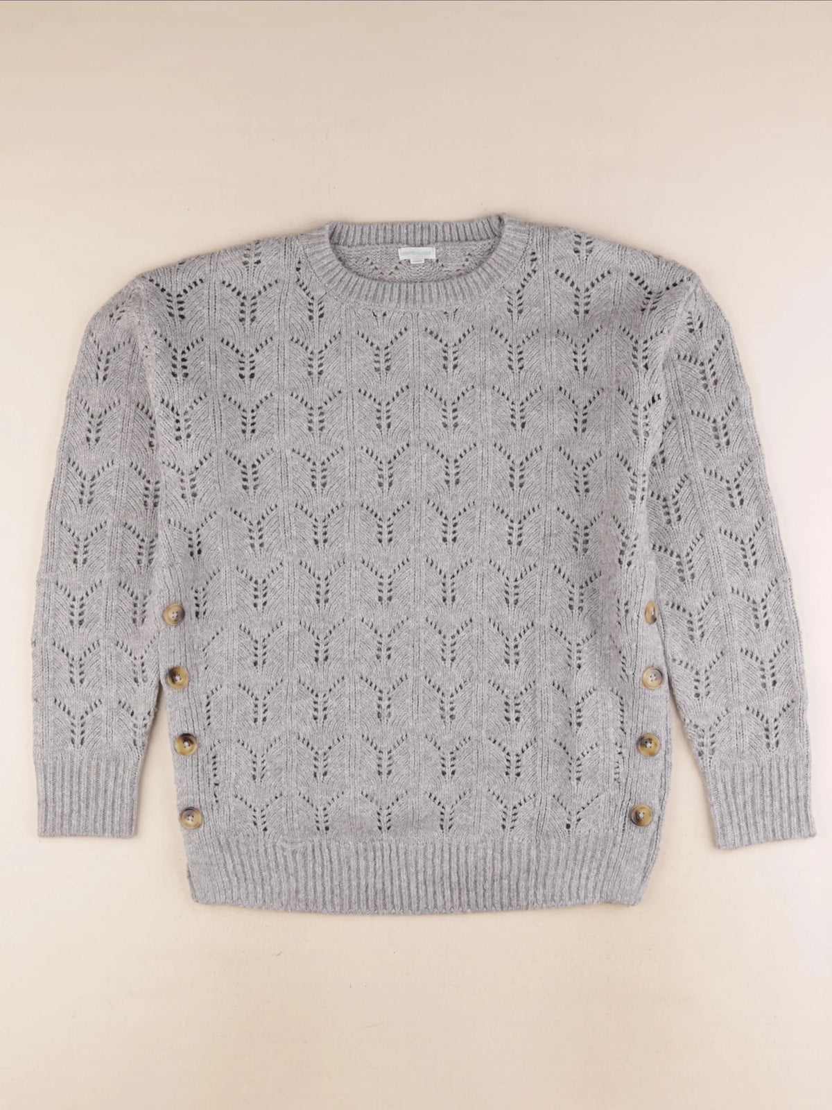 Vertbaudet - pull grossesse gris - 34 à 36