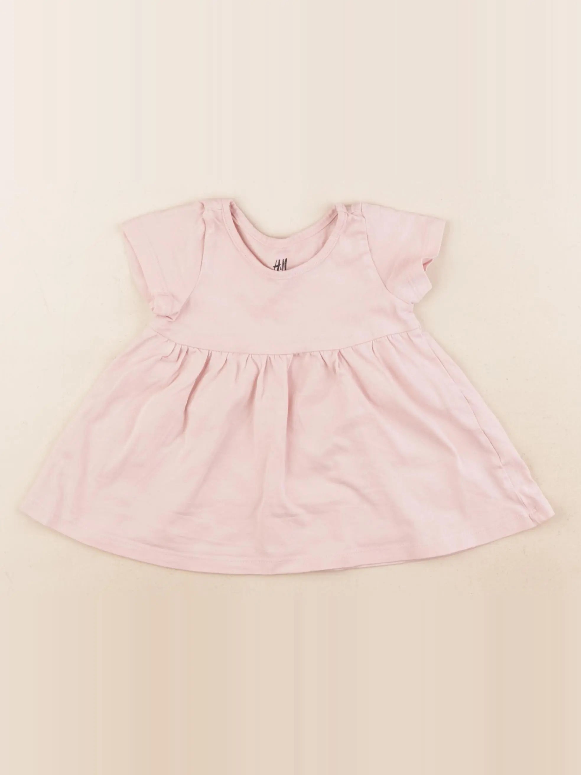 H&M - robe rose - 2/4 mois
