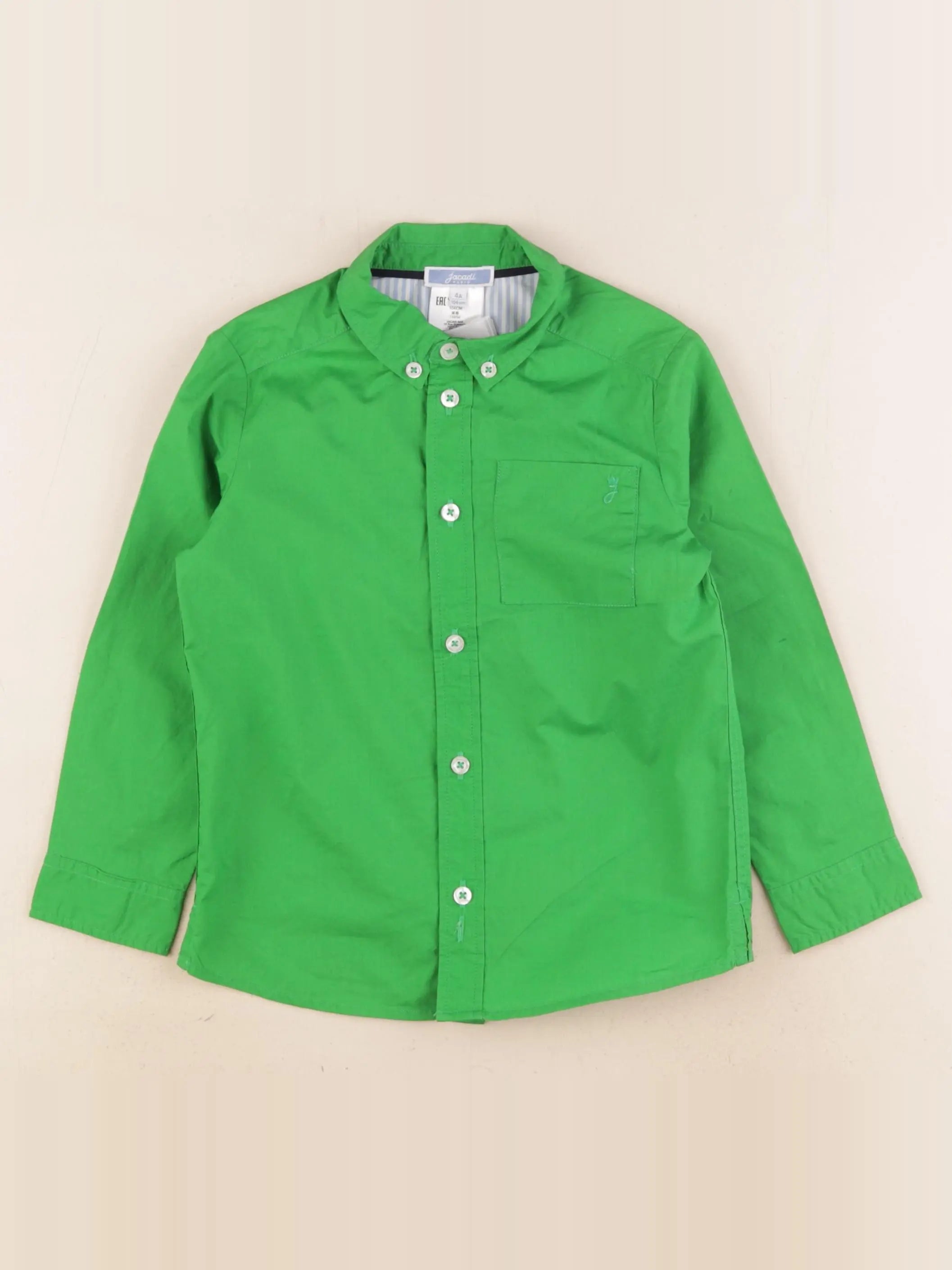 Jacadi - chemise vert - 4 ans