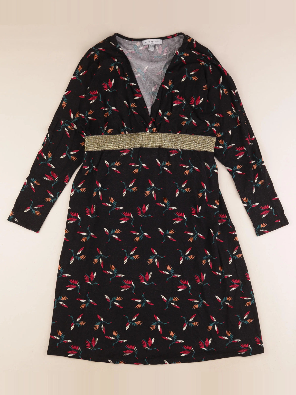 Envie de fraise - robe grossesse noir - 36 à 38