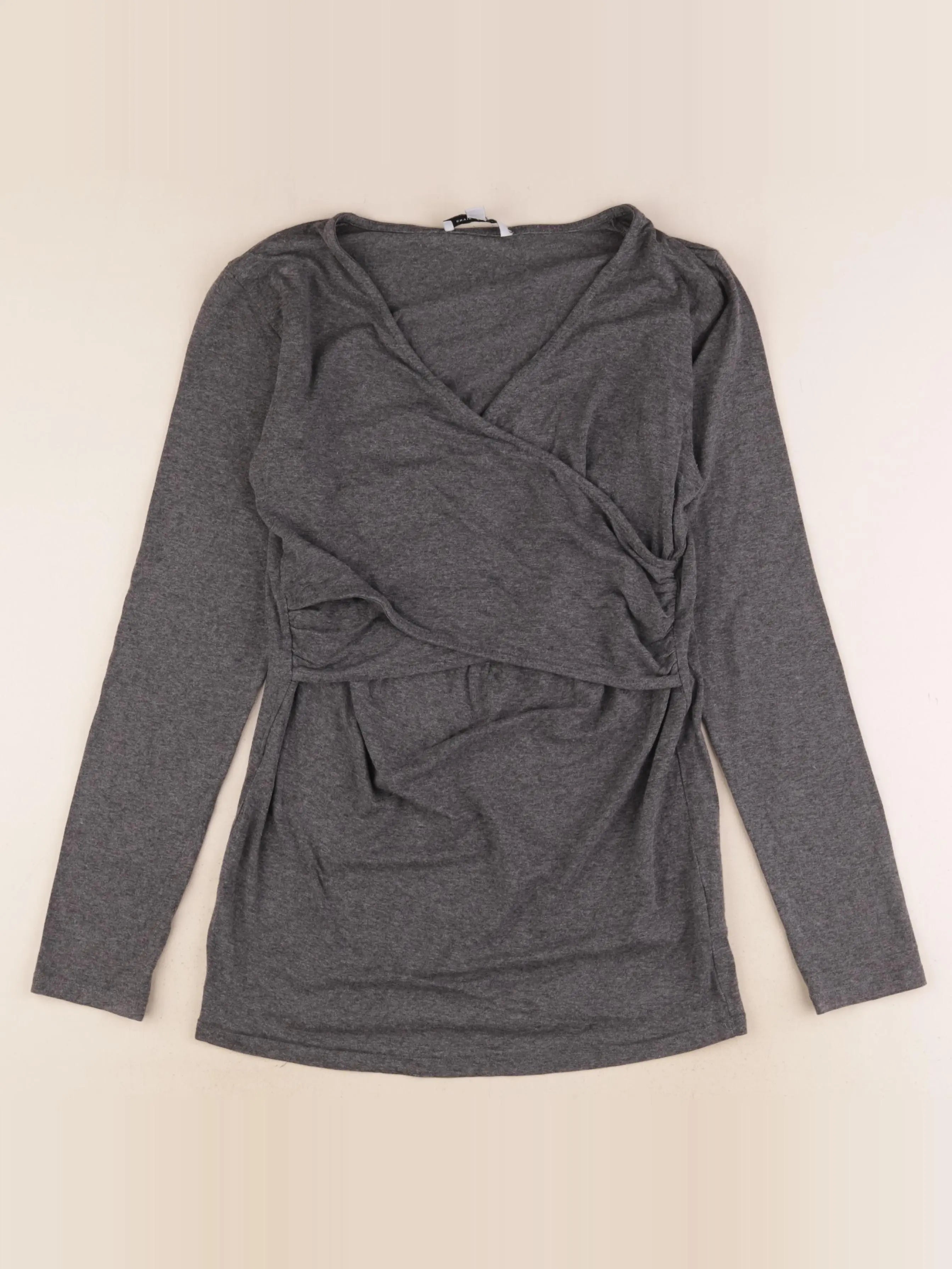 Envie de fraise - tee-shirt grossesse, allaitement gris - 38 à 40