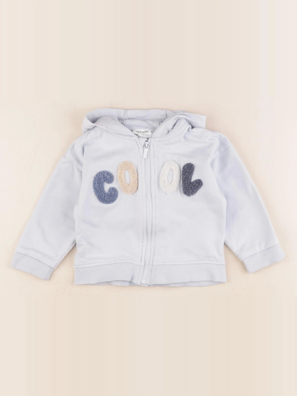 Vertbaudet - sweat bleu - 18 mois