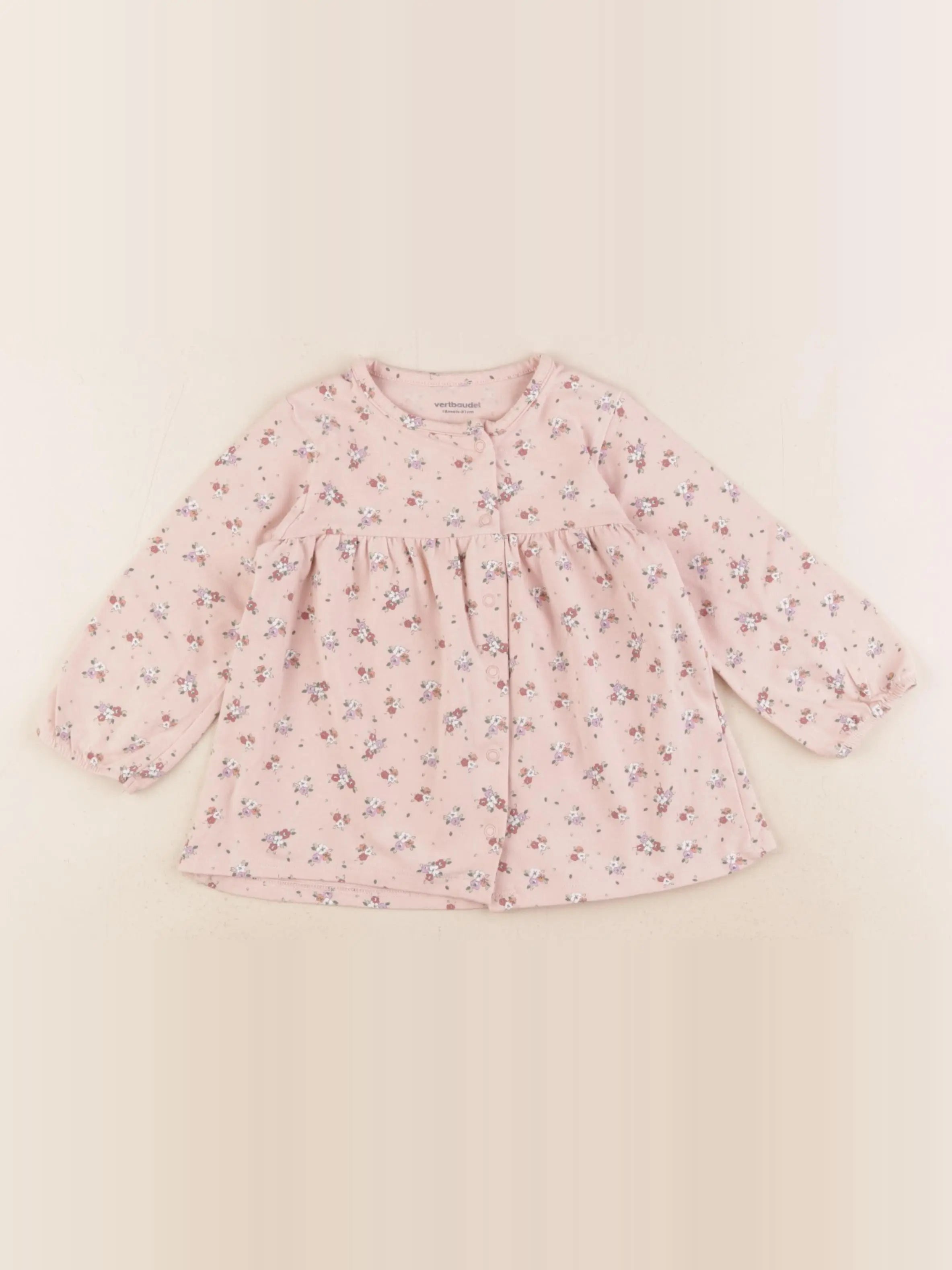 Vertbaudet - tee-shirt multicolore - 18 mois