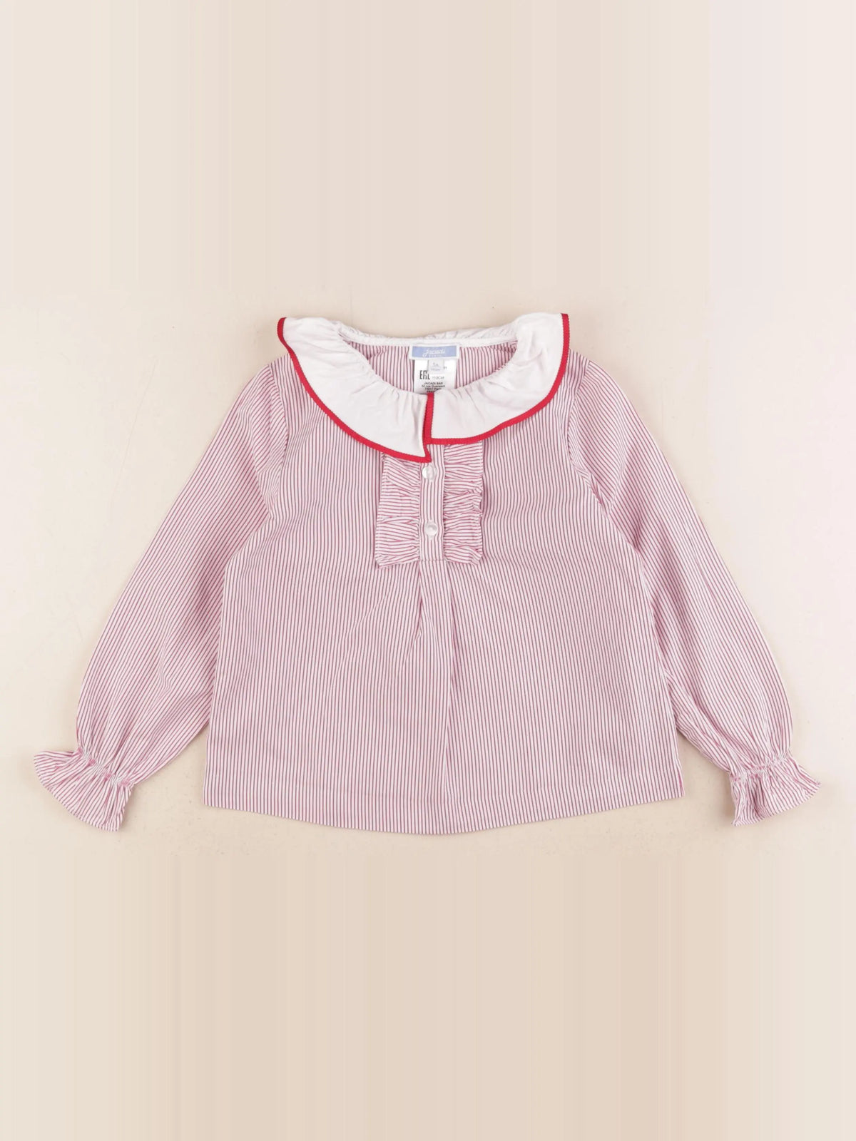Jacadi - blouse rouge - 5 ans