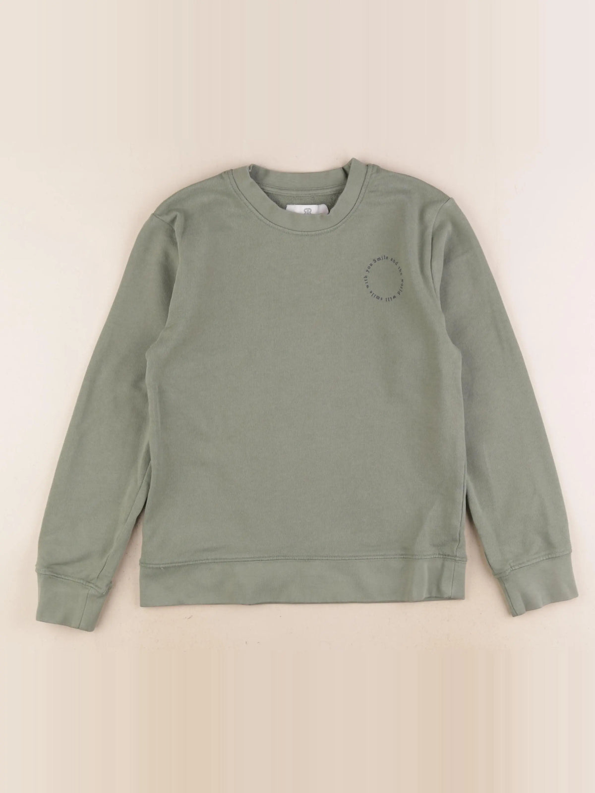La Redoute - sweat vert - 10 ans