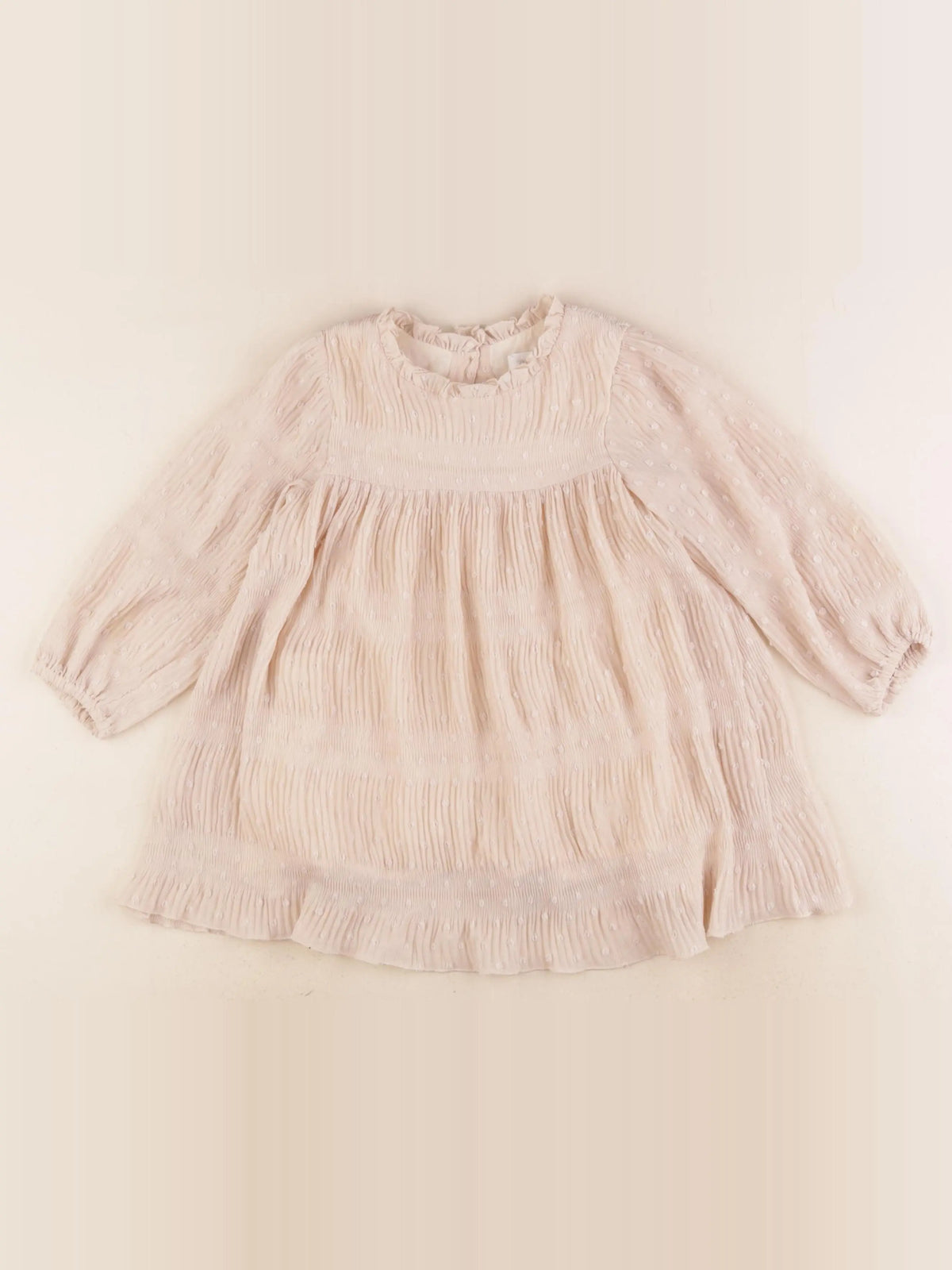 Zara - robe beige - 18/24 mois