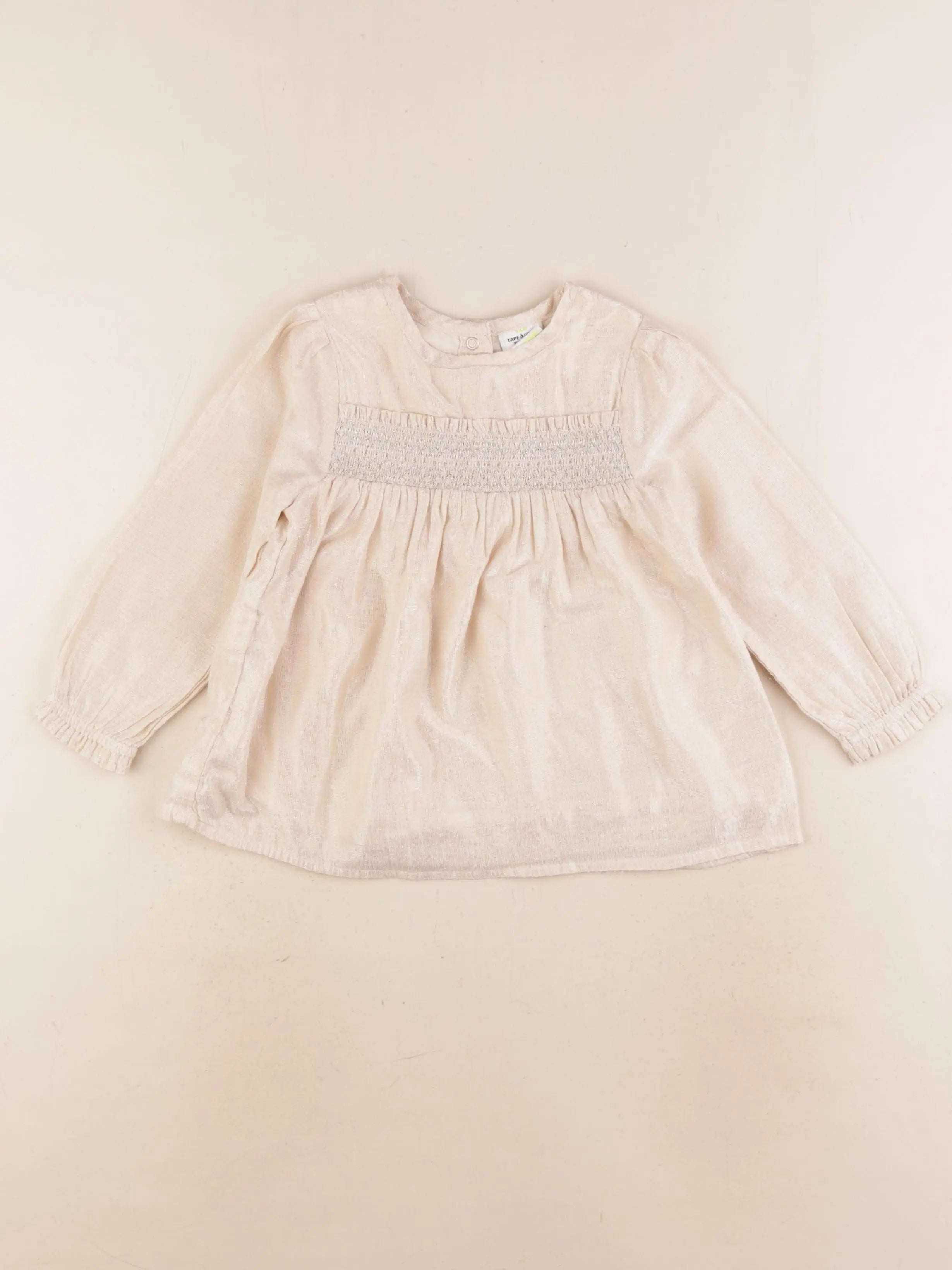 Tape à l'oeil - blouse or - 36 mois
