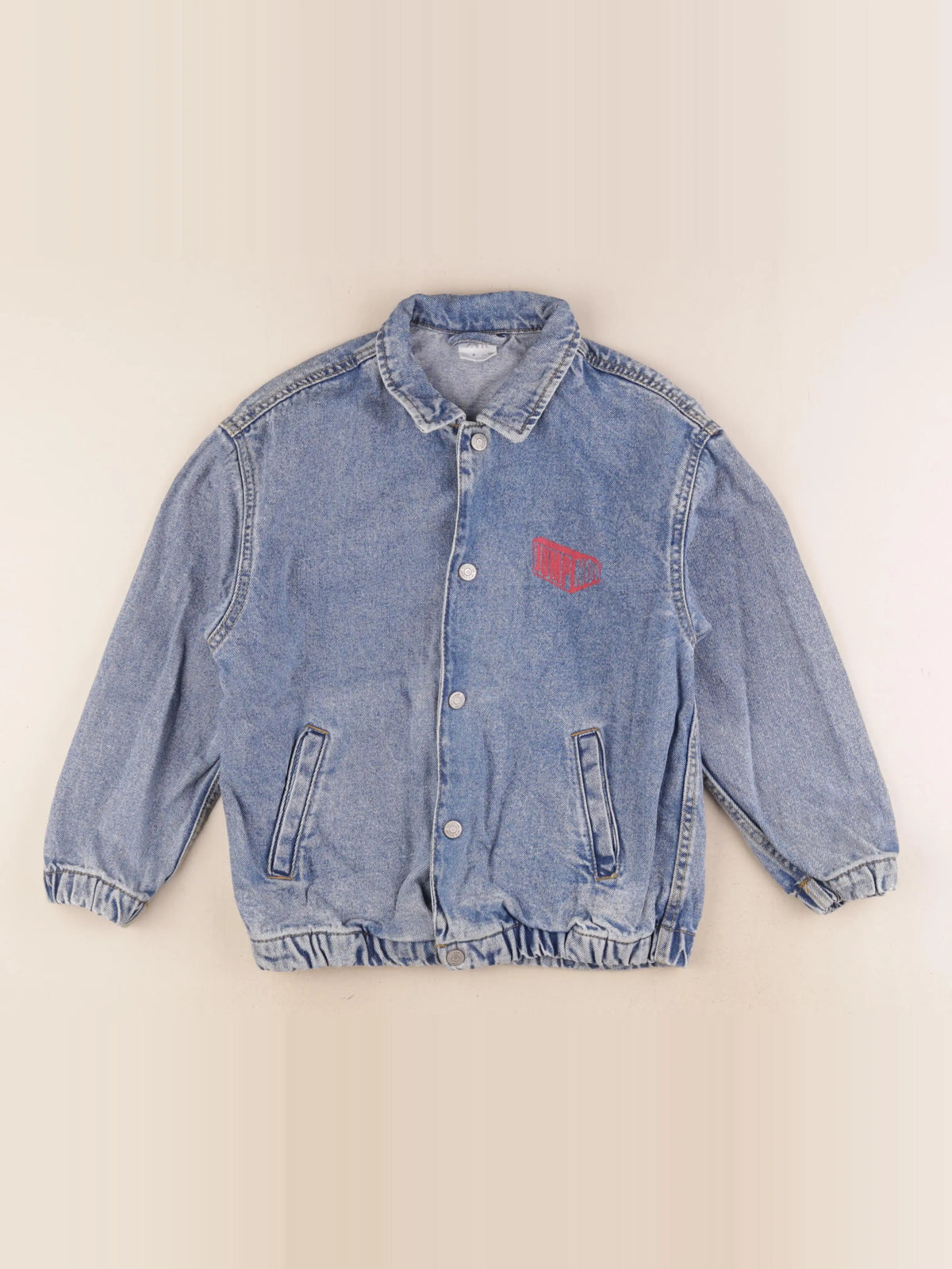 Zara - veste imprimé au dos bleu - 8 ans