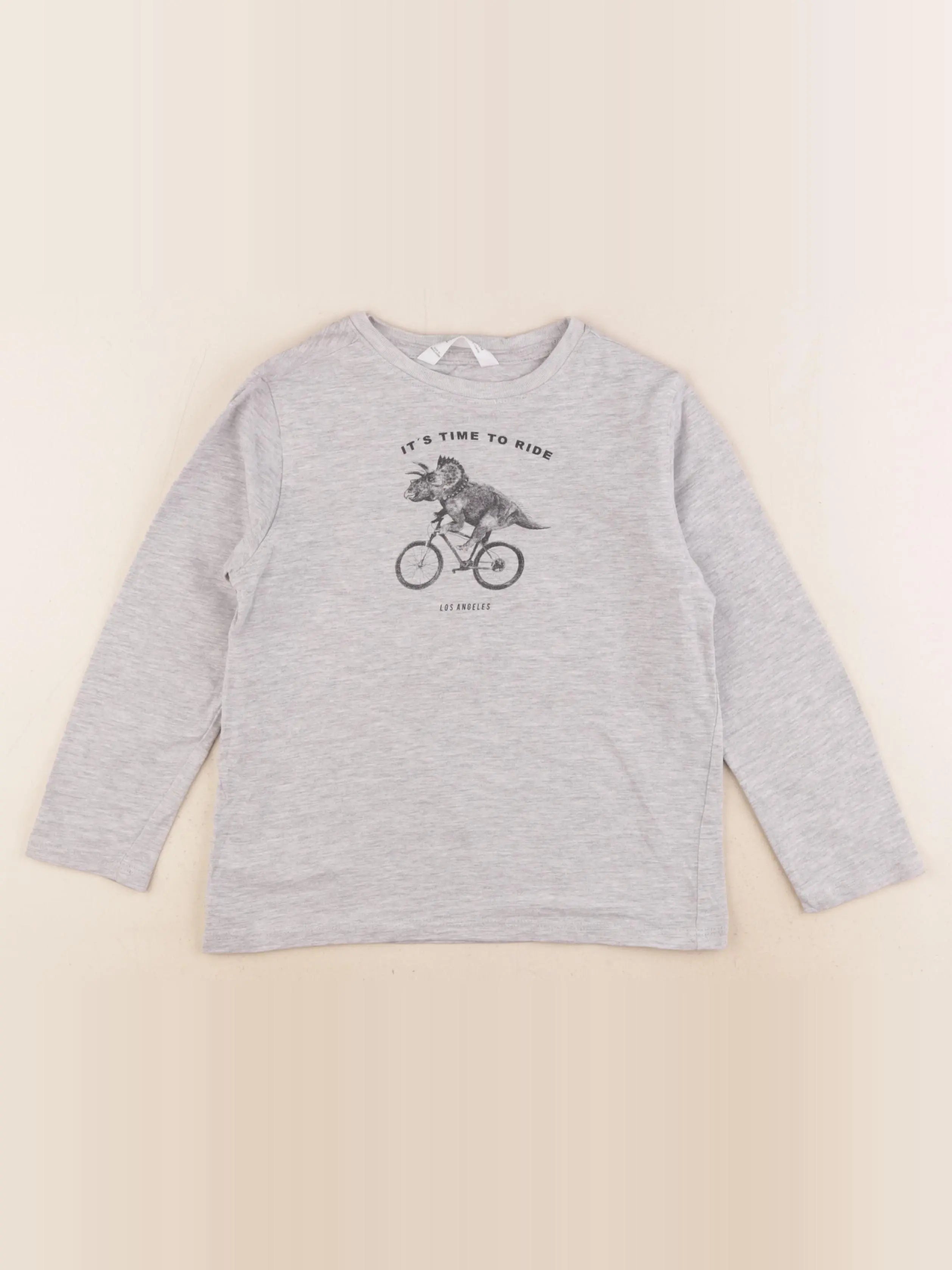 Mango - tee-shirt gris - 6 ans