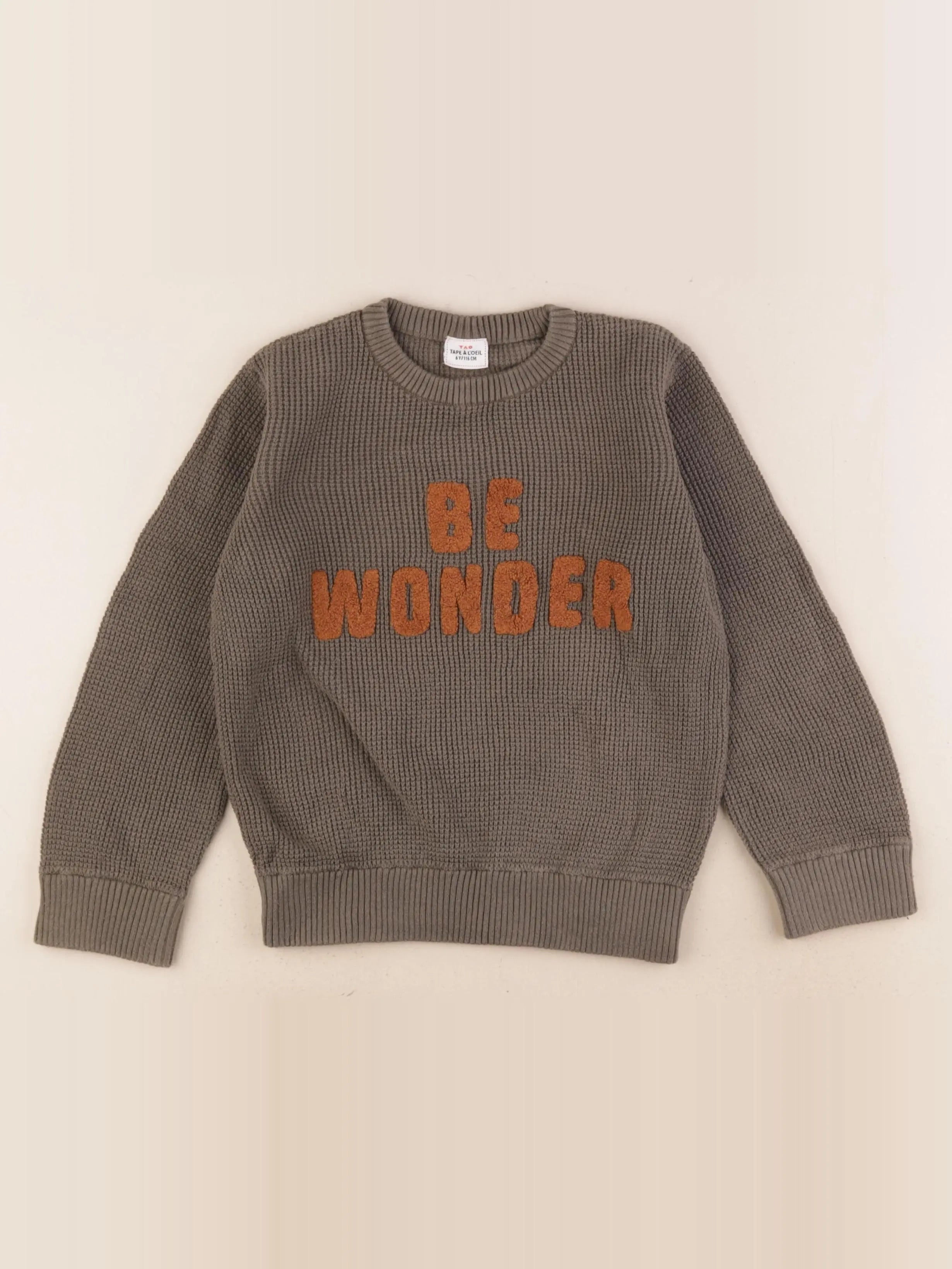 Tape à l'oeil - pull vert - 6 ans