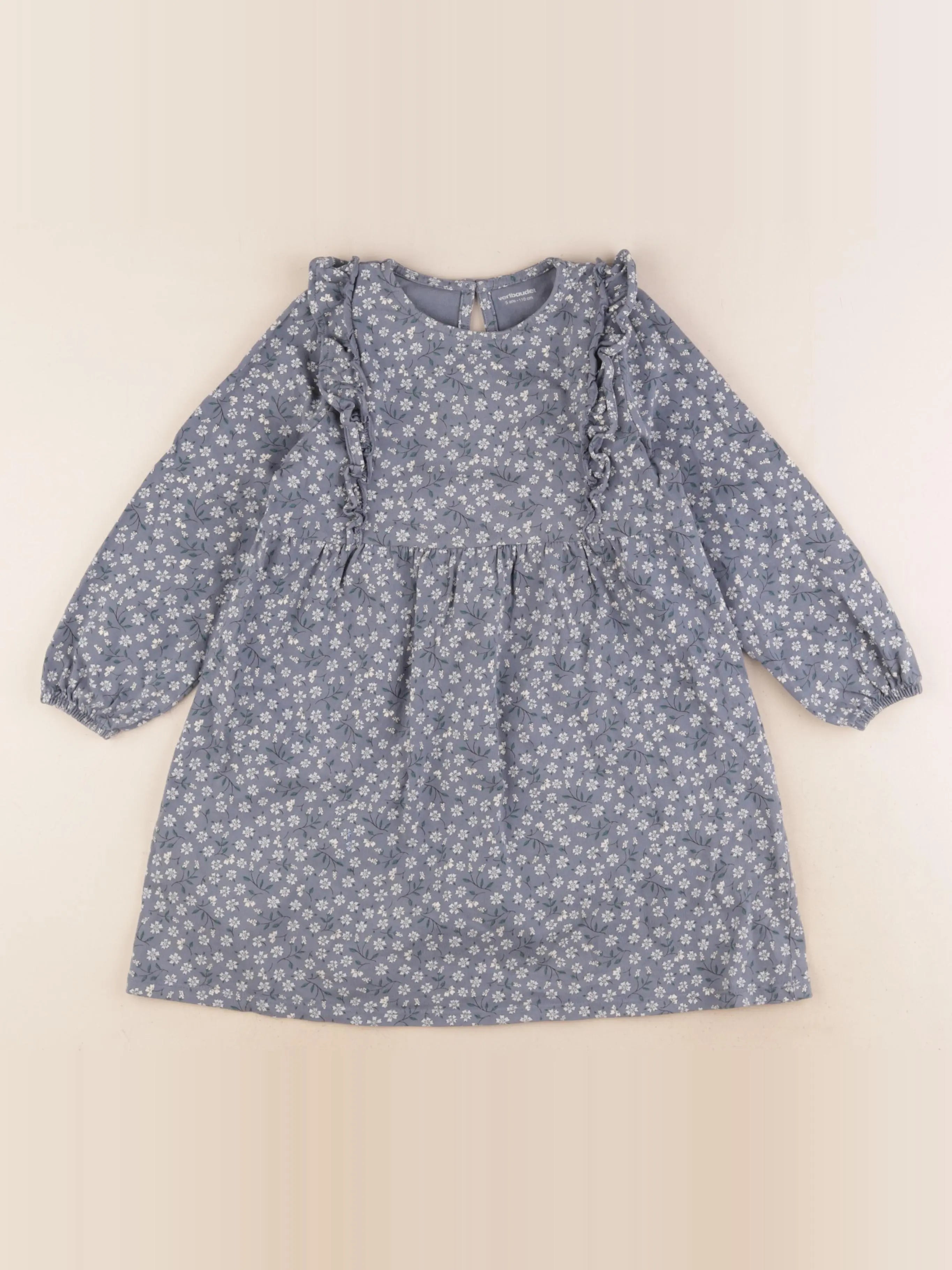Vertbaudet - robe bleu - 5 ans