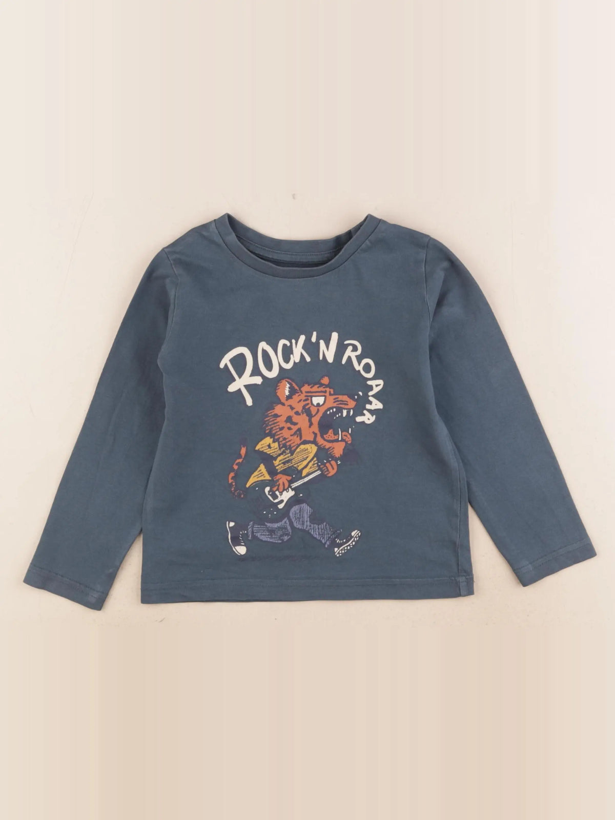 Vertbaudet - tee-shirt bleu - 3 ans