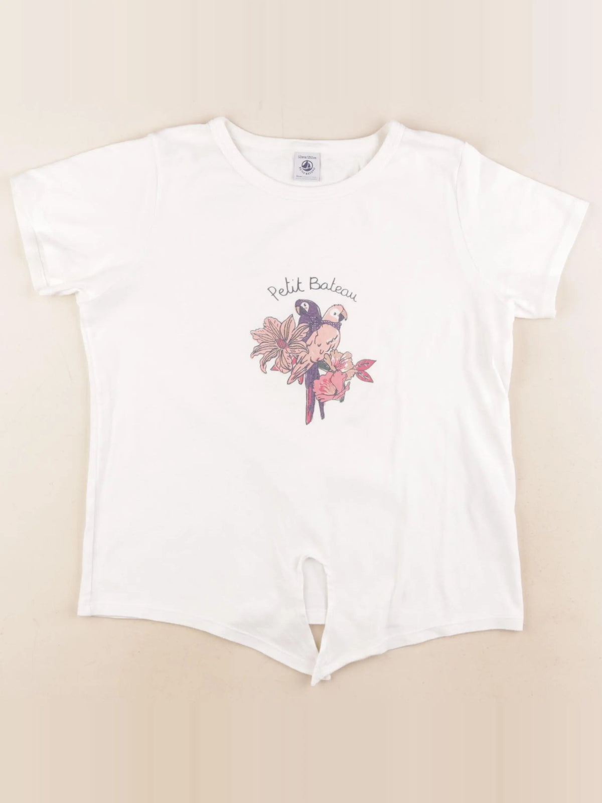 Petit Bateau - tee-shirt blanc - 12 ans