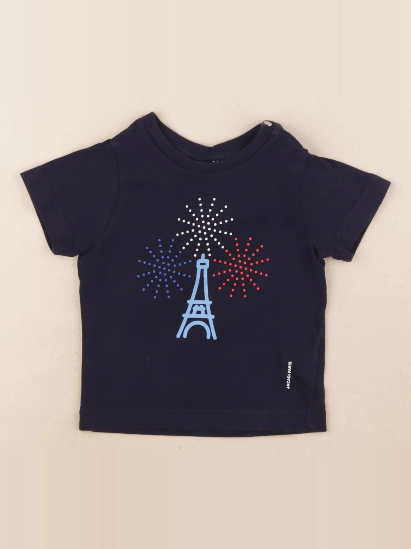 Jacadi - tee-shirt bleu - 12 mois