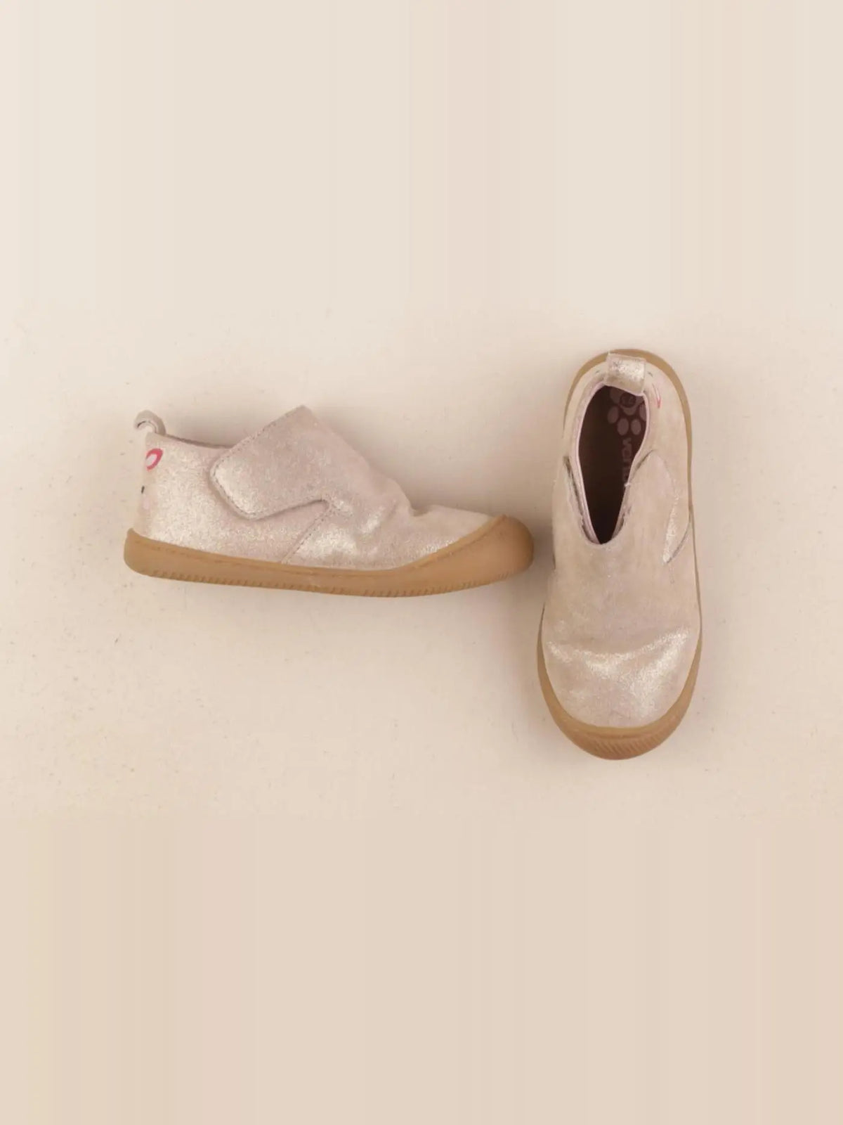 Vertbaudet - baskets beige, bronze - pointure 23