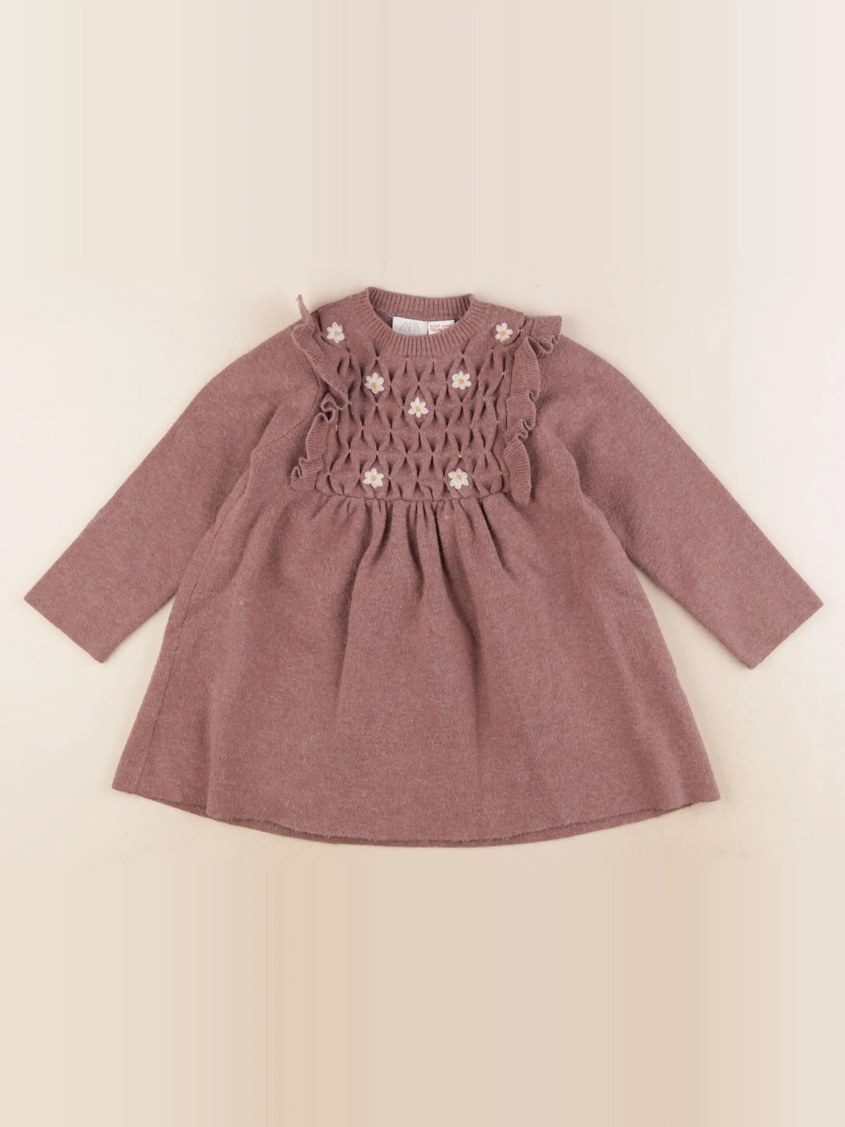 Zara - robe violet - 2/3 ans