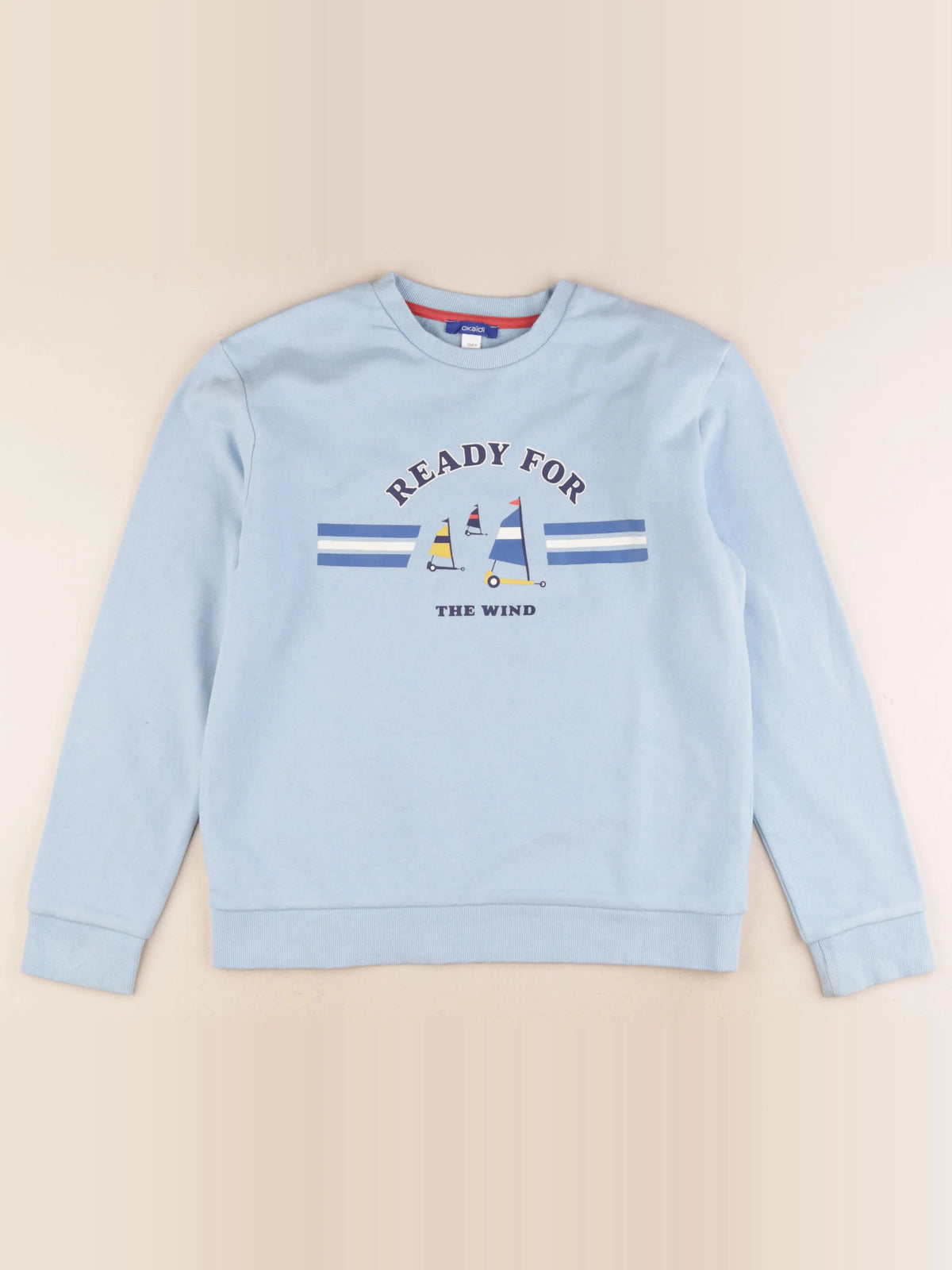Okaidi - sweat bleu - 12 ans