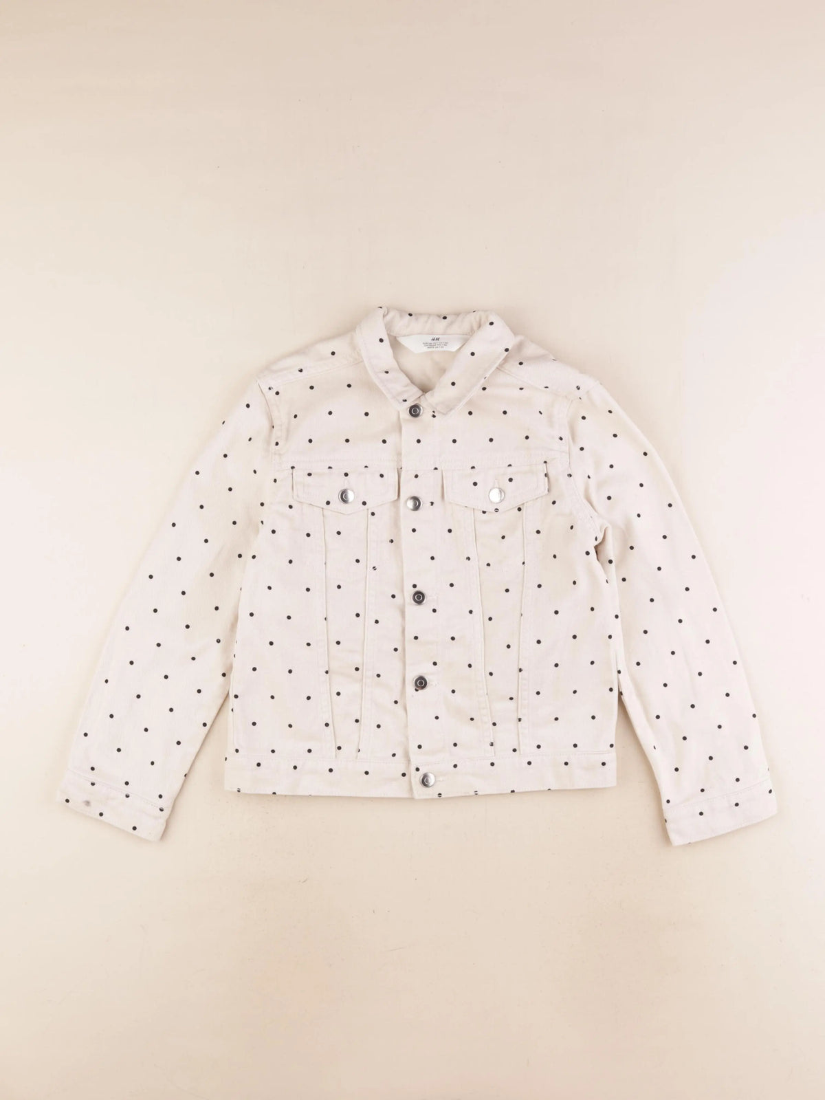 H&M - veste beige - 7/8 ans