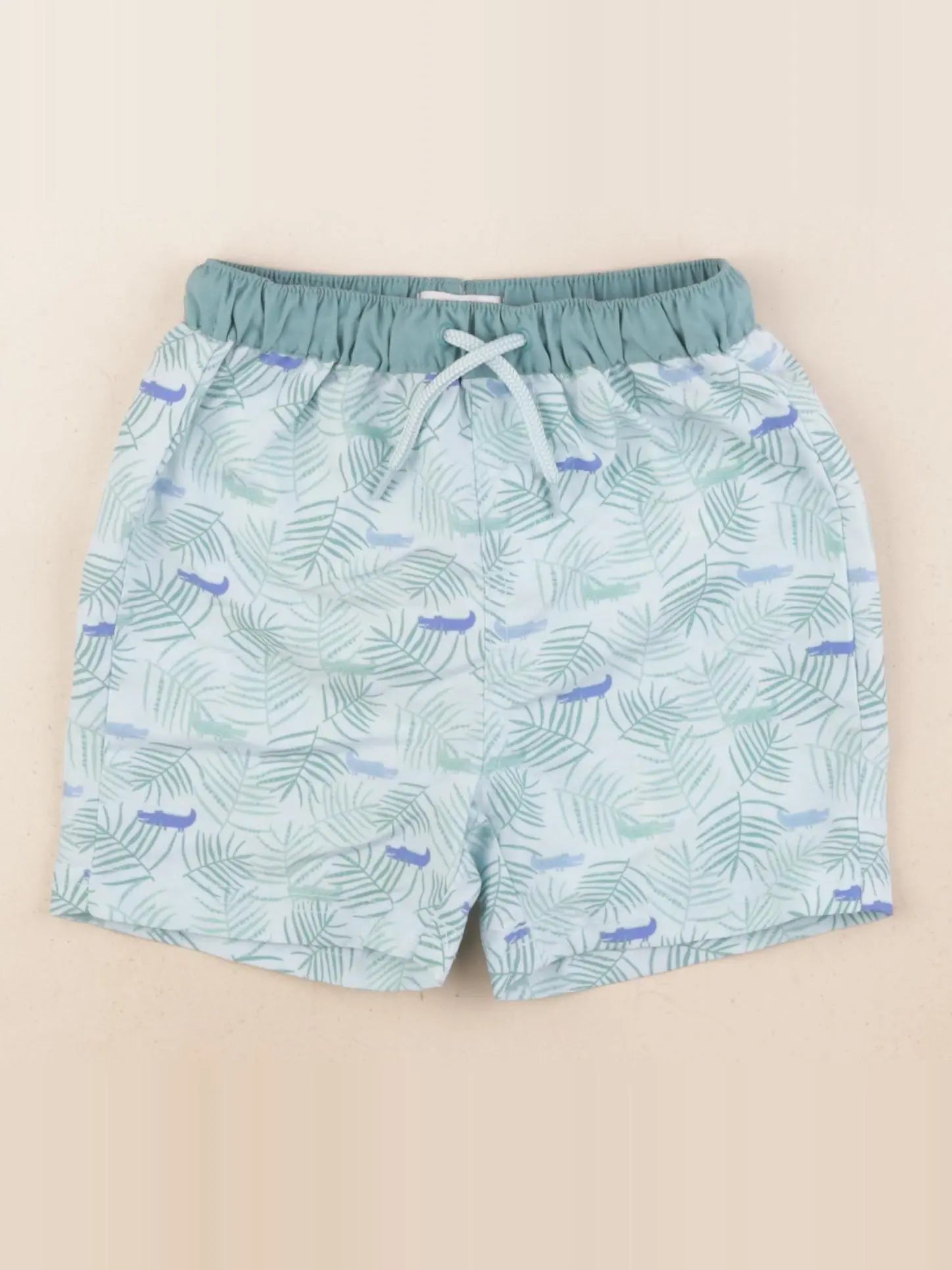 Vertbaudet - maillot de bain vert - 2 ans