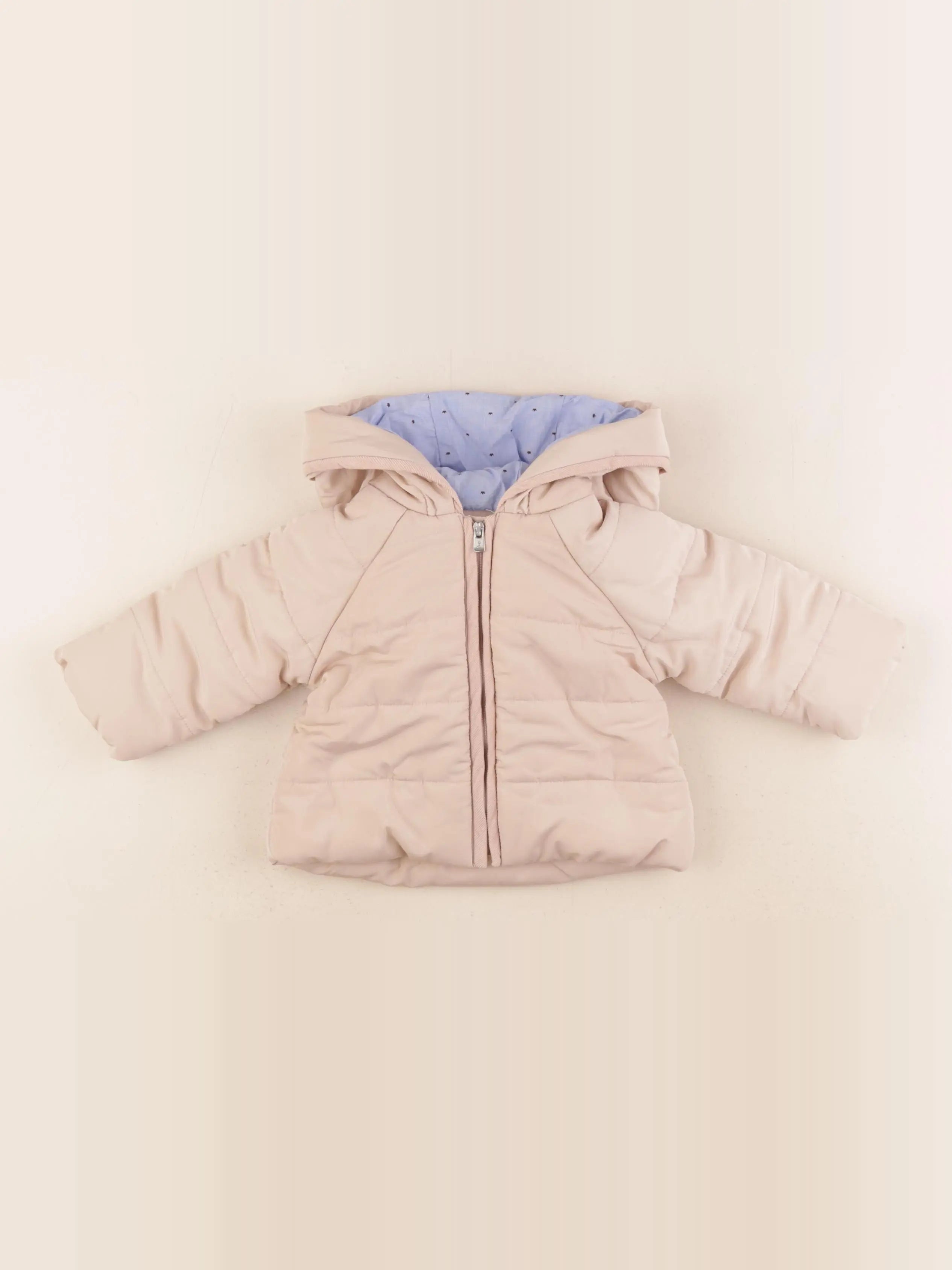 Jacadi - veste doublé marron - 6 mois