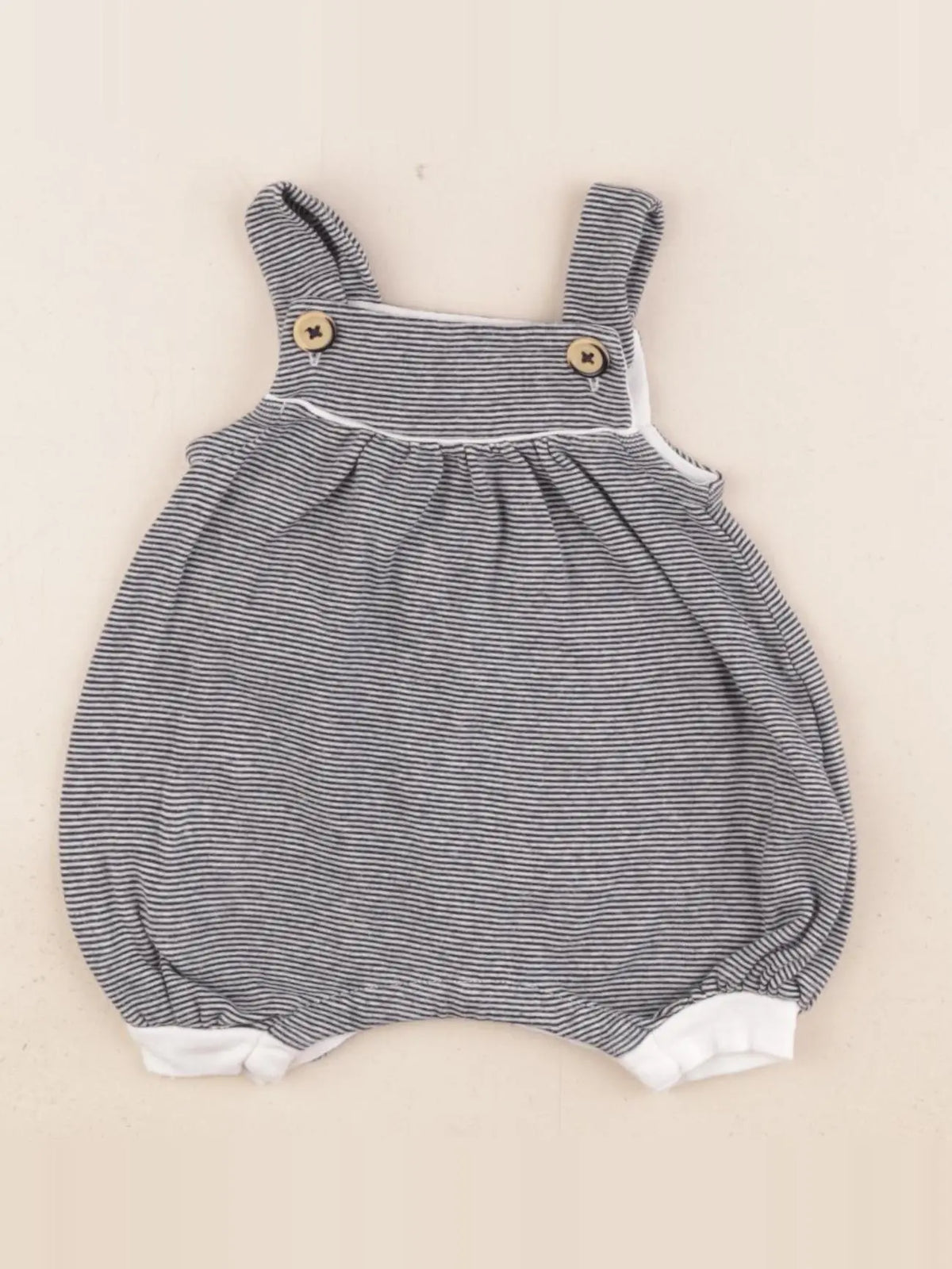 Petit Bateau - salopette multicolore - 1 mois