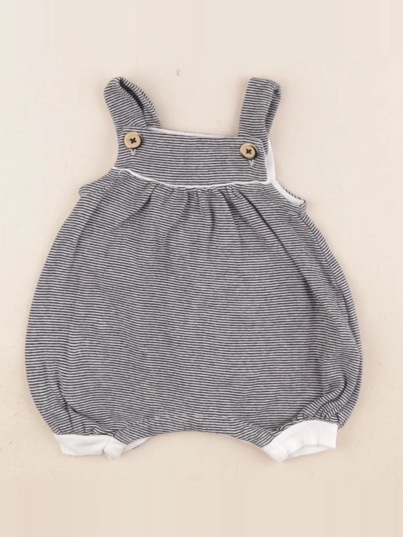 Petit Bateau - salopette multicolore - 1 mois