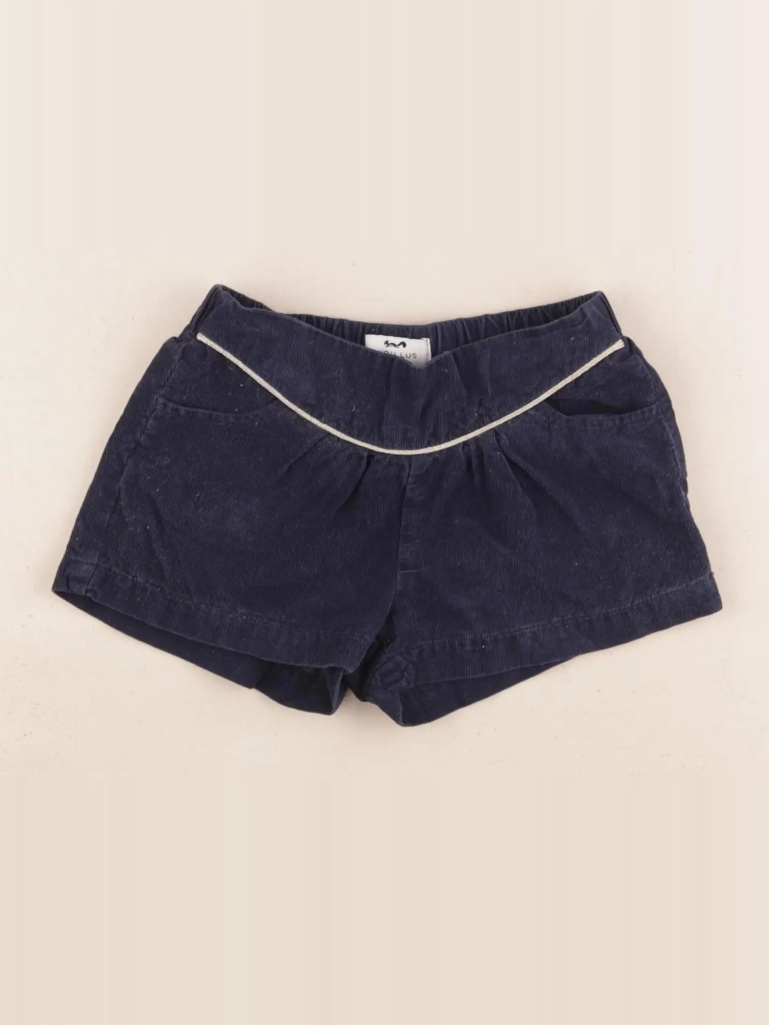 Cyrillus - short bleu, or - 24 mois