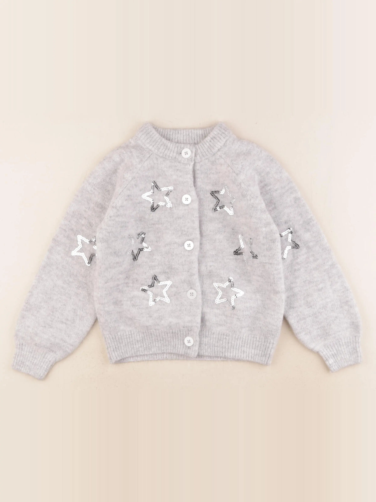 Vertbaudet - gilet gris, argent - 8 ans