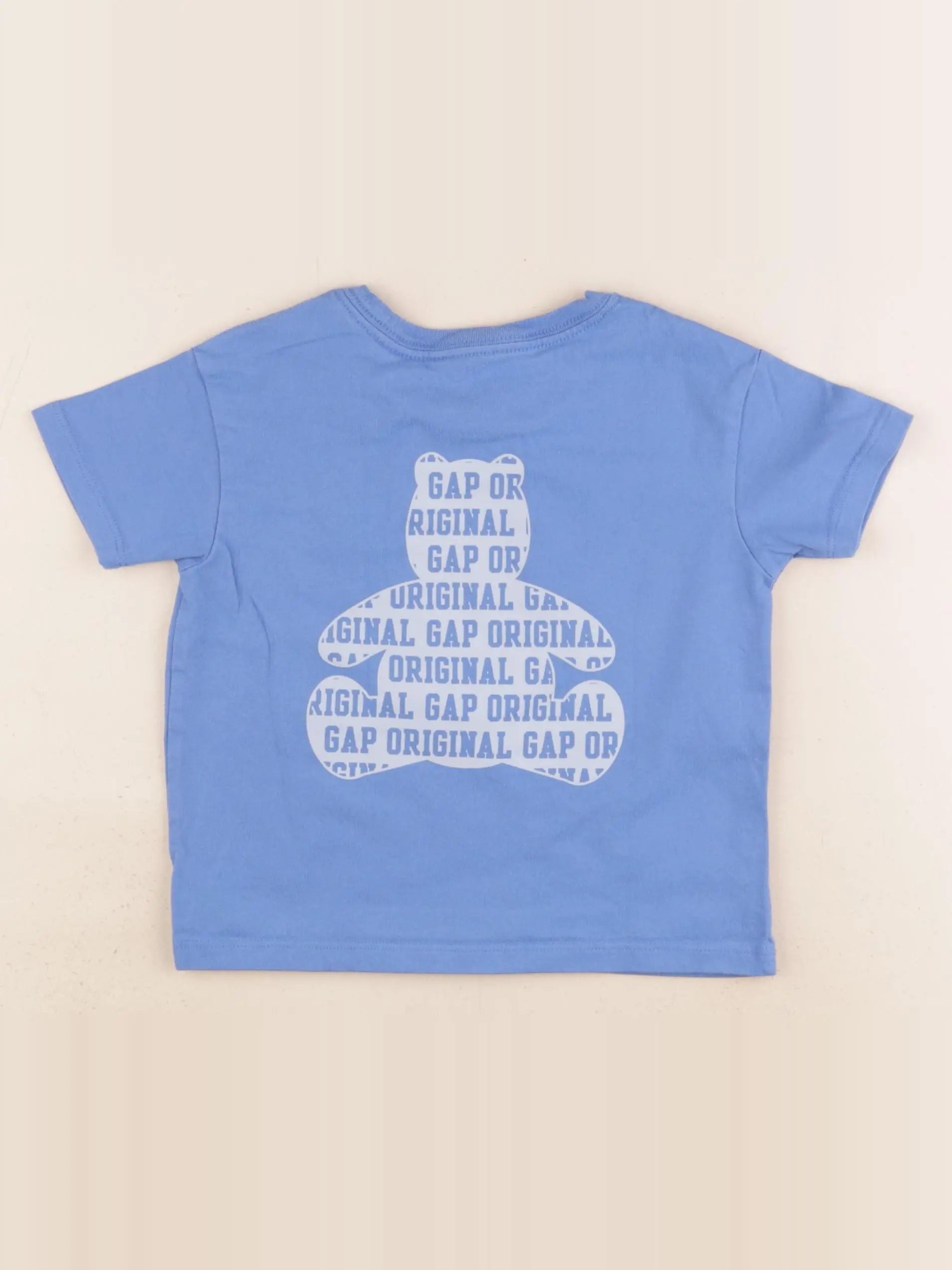 GAP - tee-shirt imprimé au dos bleu - 2 ans