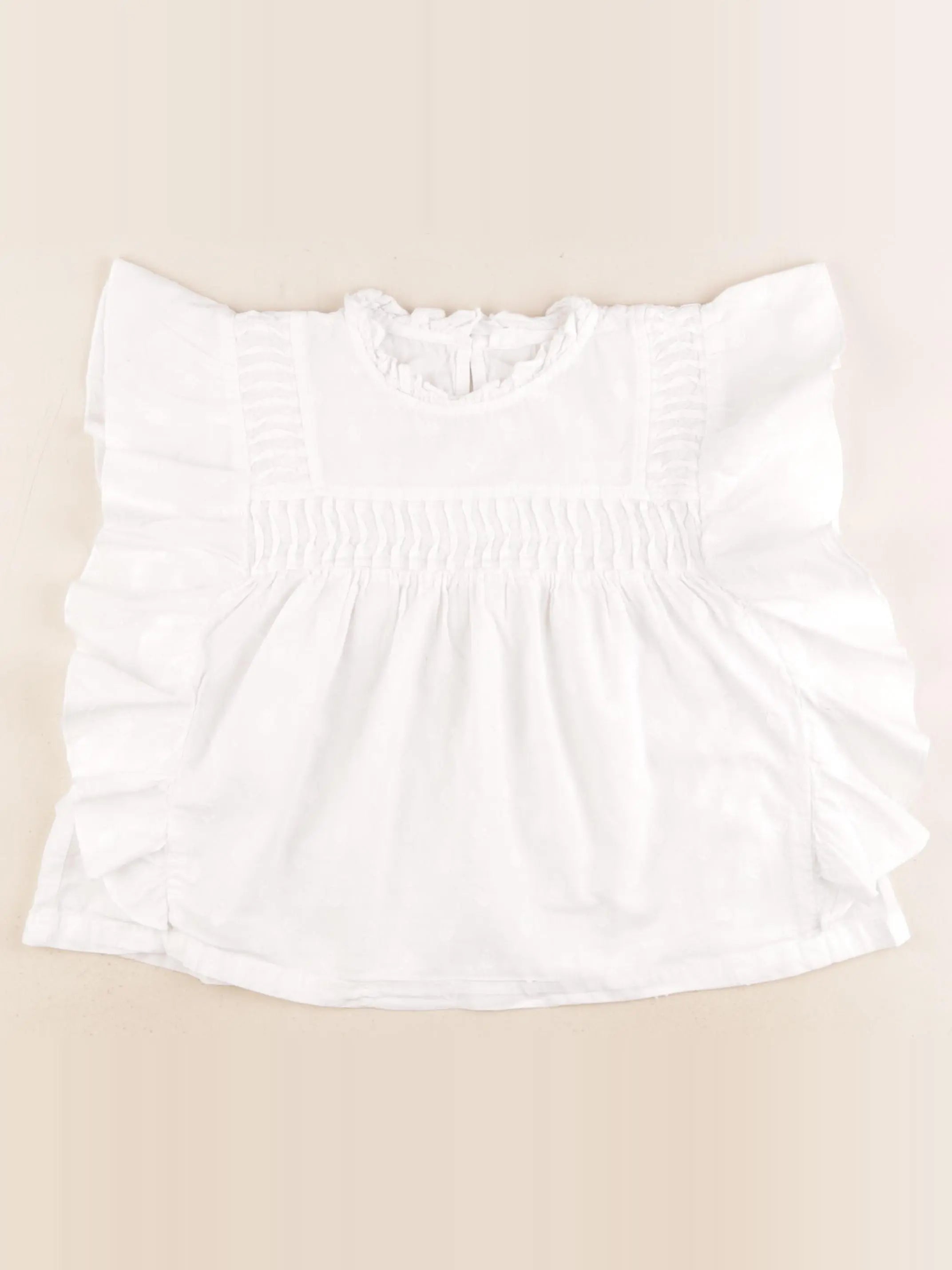 Mango - blouse blanc - 8 ans