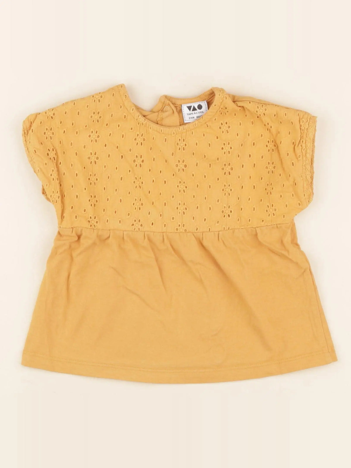 Tape à l'oeil - tee-shirt jaune - 24 mois