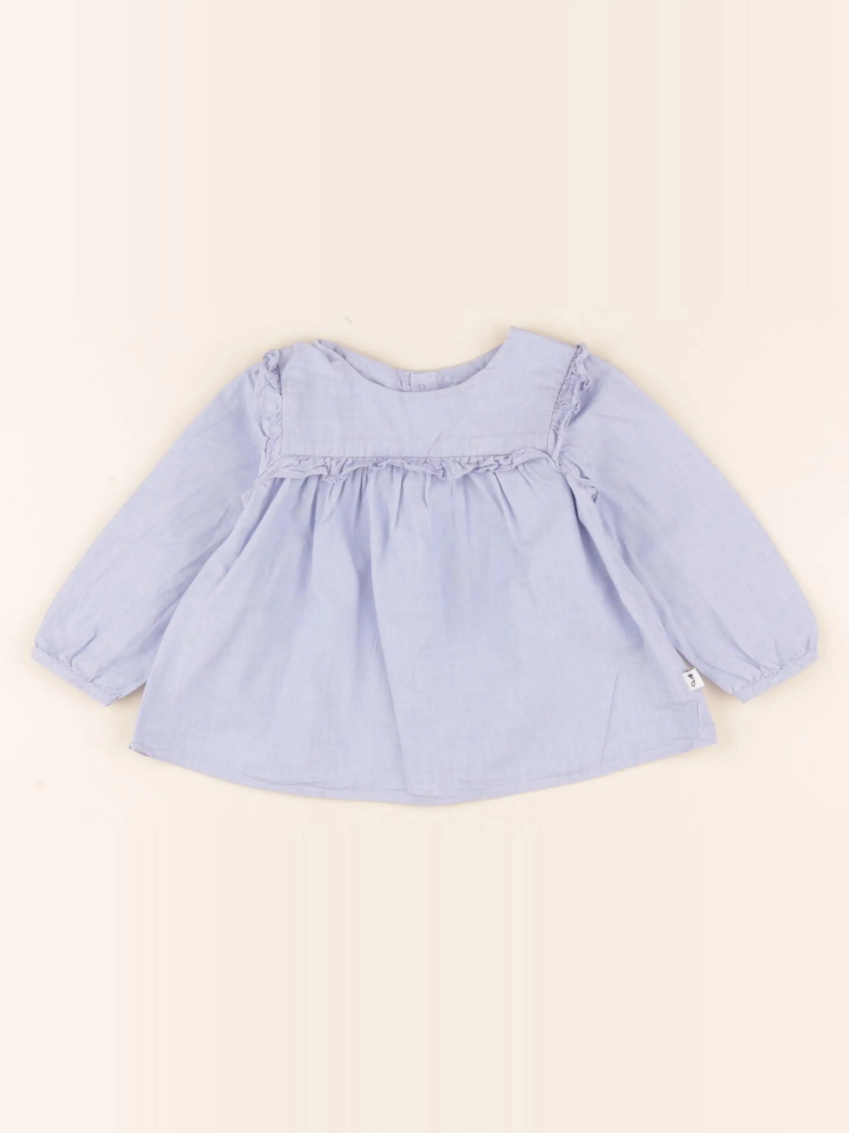 Jacadi - blouse bleu - 6 mois